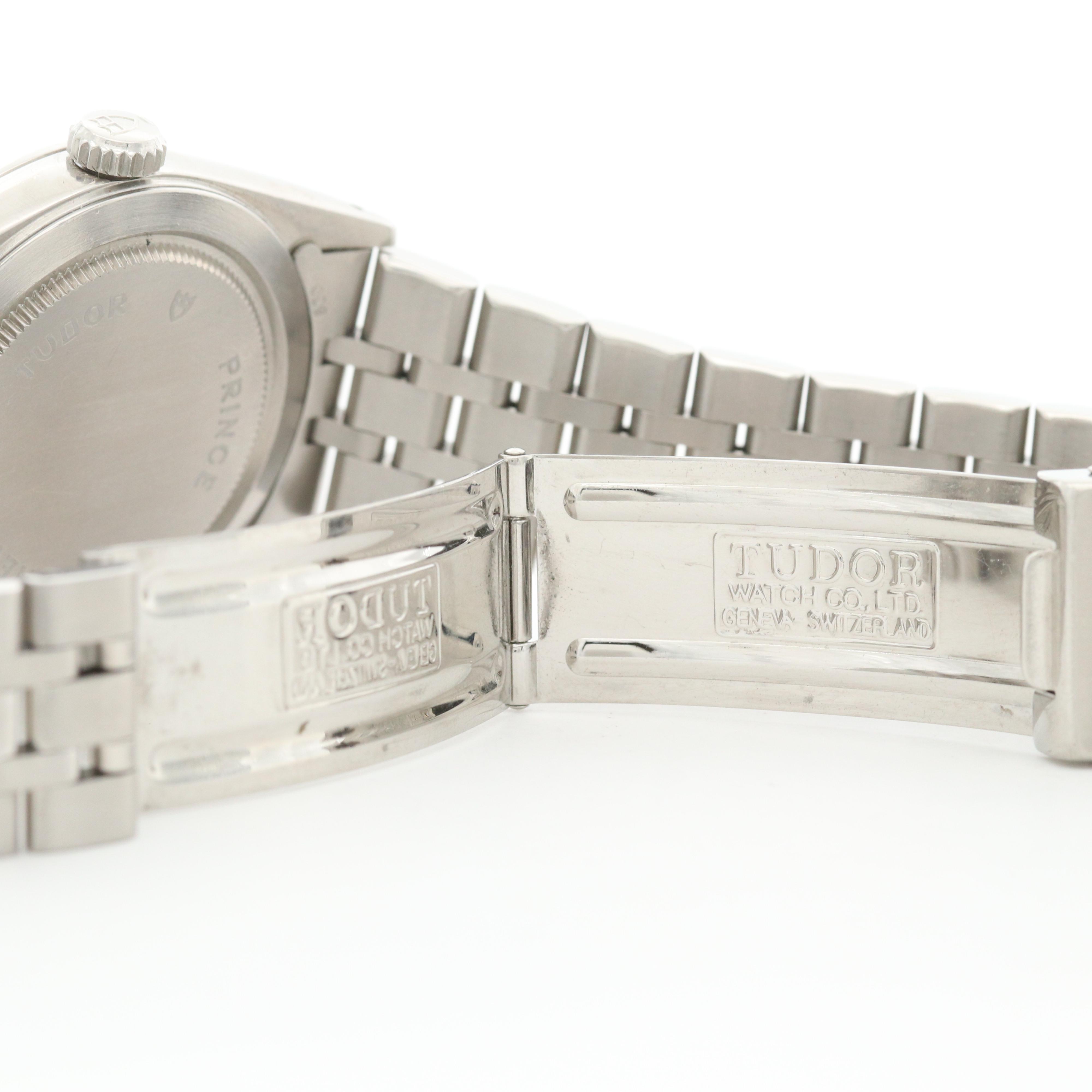 Tudor Prince Stainless Steel Automatic Watch With Day -Date