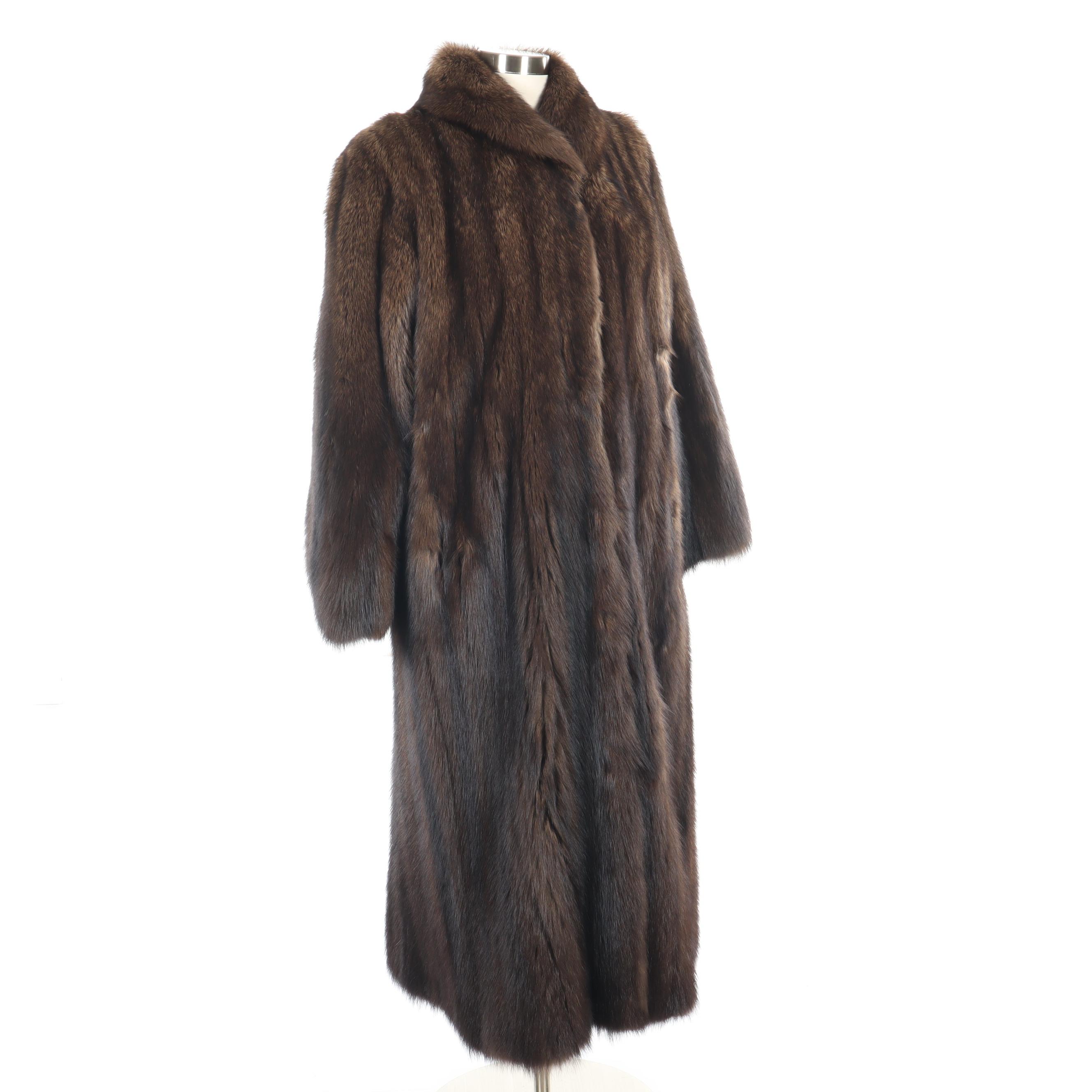 Fisher Fur Full-Length Coat from Hercules of Montreal, Vintage