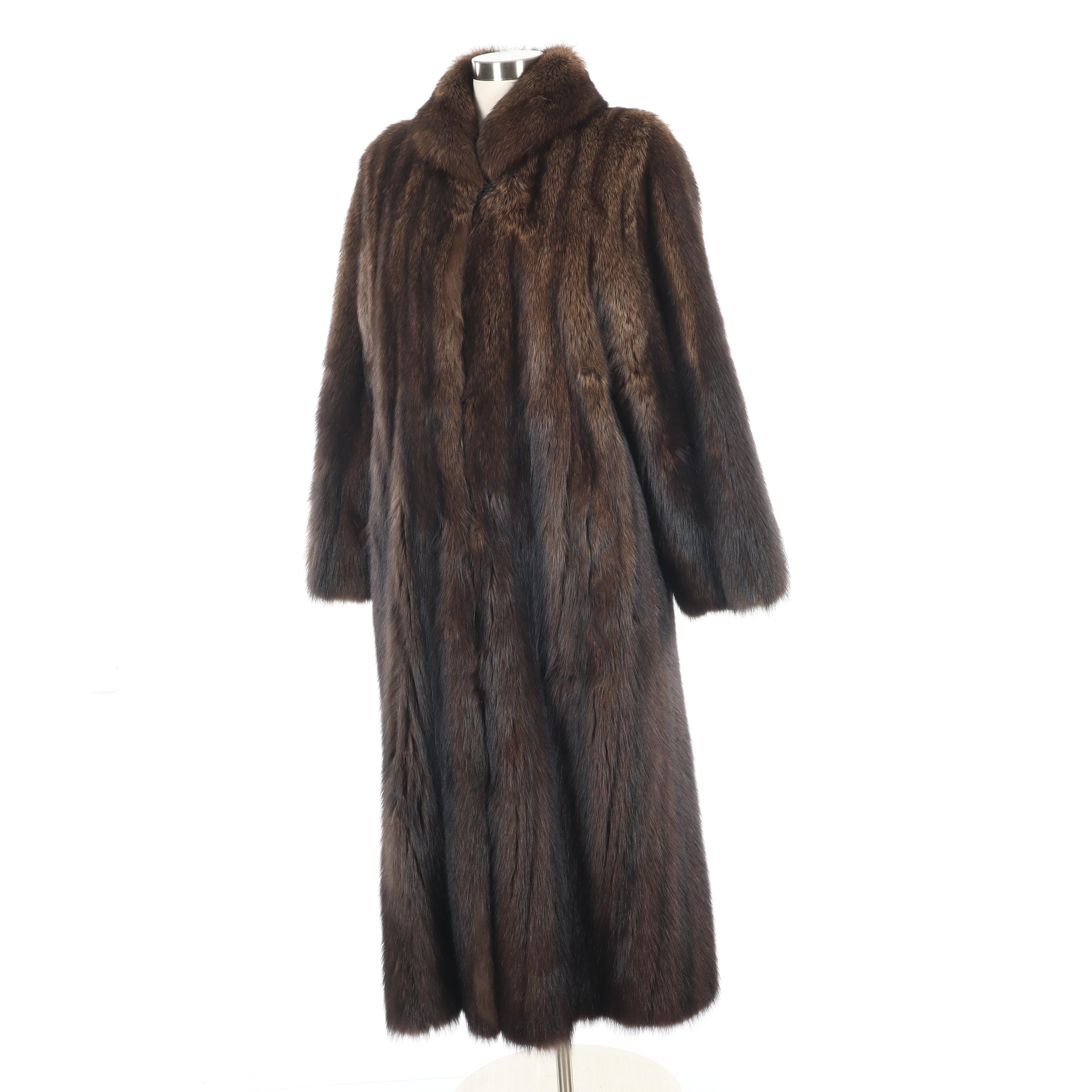 Fisher Fur Full-Length Coat from Hercules of Montreal, Vintage