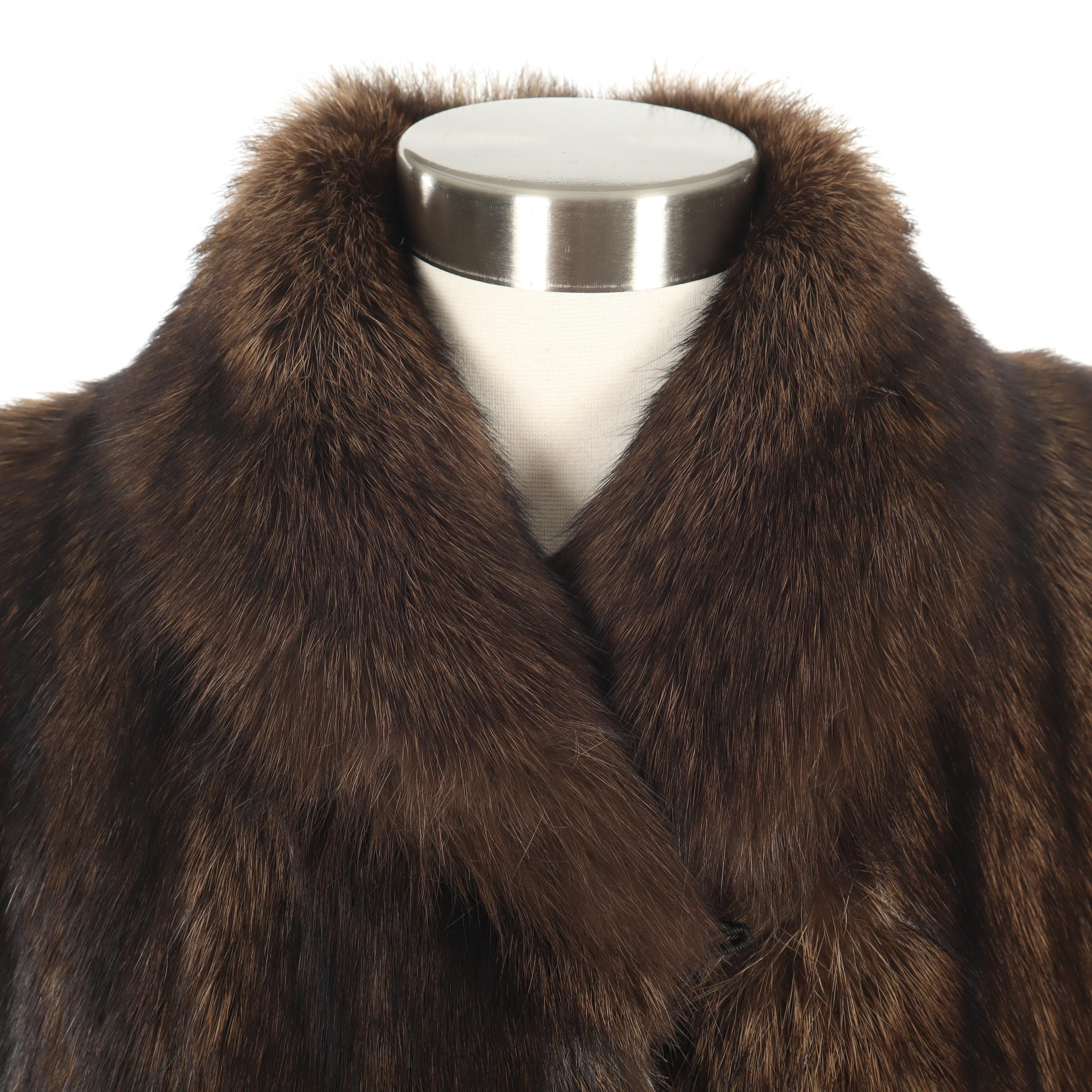 Fisher Fur Full-Length Coat from Hercules of Montreal, Vintage