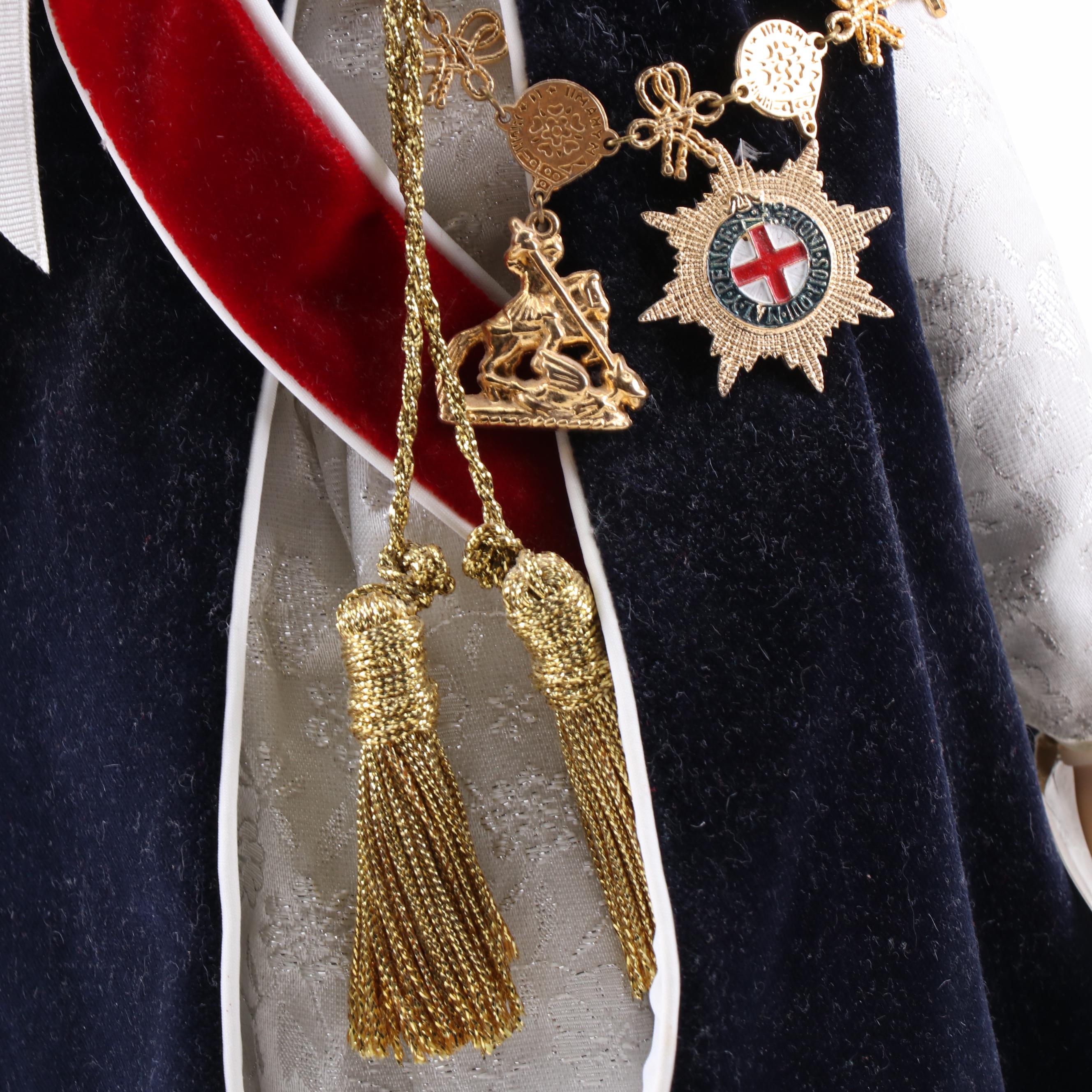 Franklin Heirloom "Queen Elizabeth II" Bisque Porcelain Doll, 1984