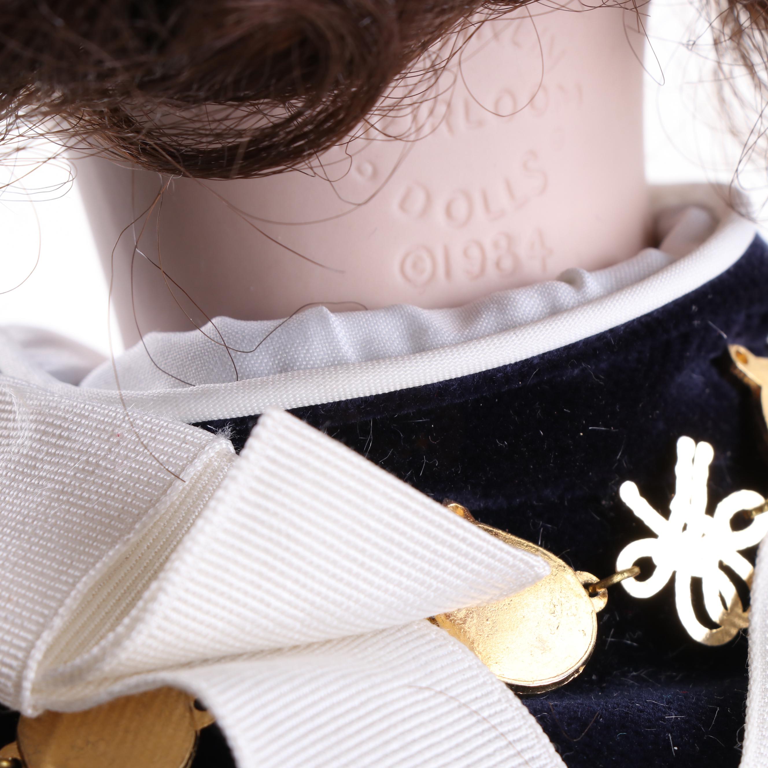 Franklin Heirloom "Queen Elizabeth II" Bisque Porcelain Doll, 1984