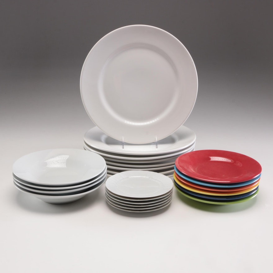 Heinrich "Chateau Weiss" Bread and Butter Plates and Other Ceramic Dinnerware