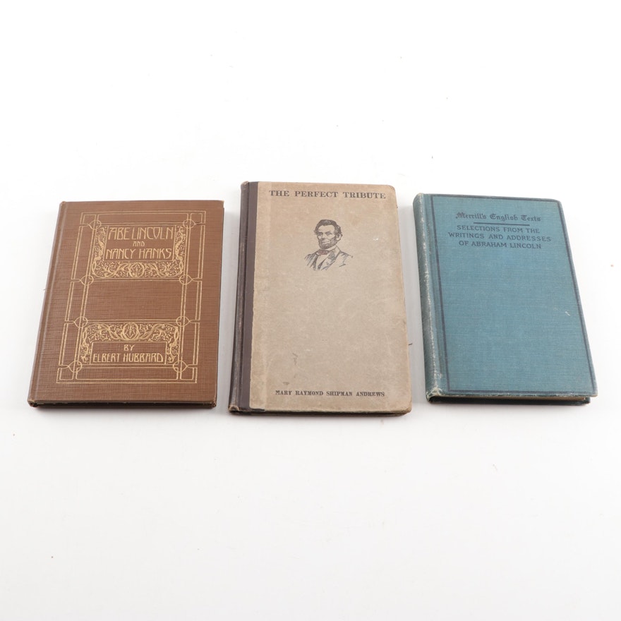 Vintage and Antique Abraham Lincoln Books