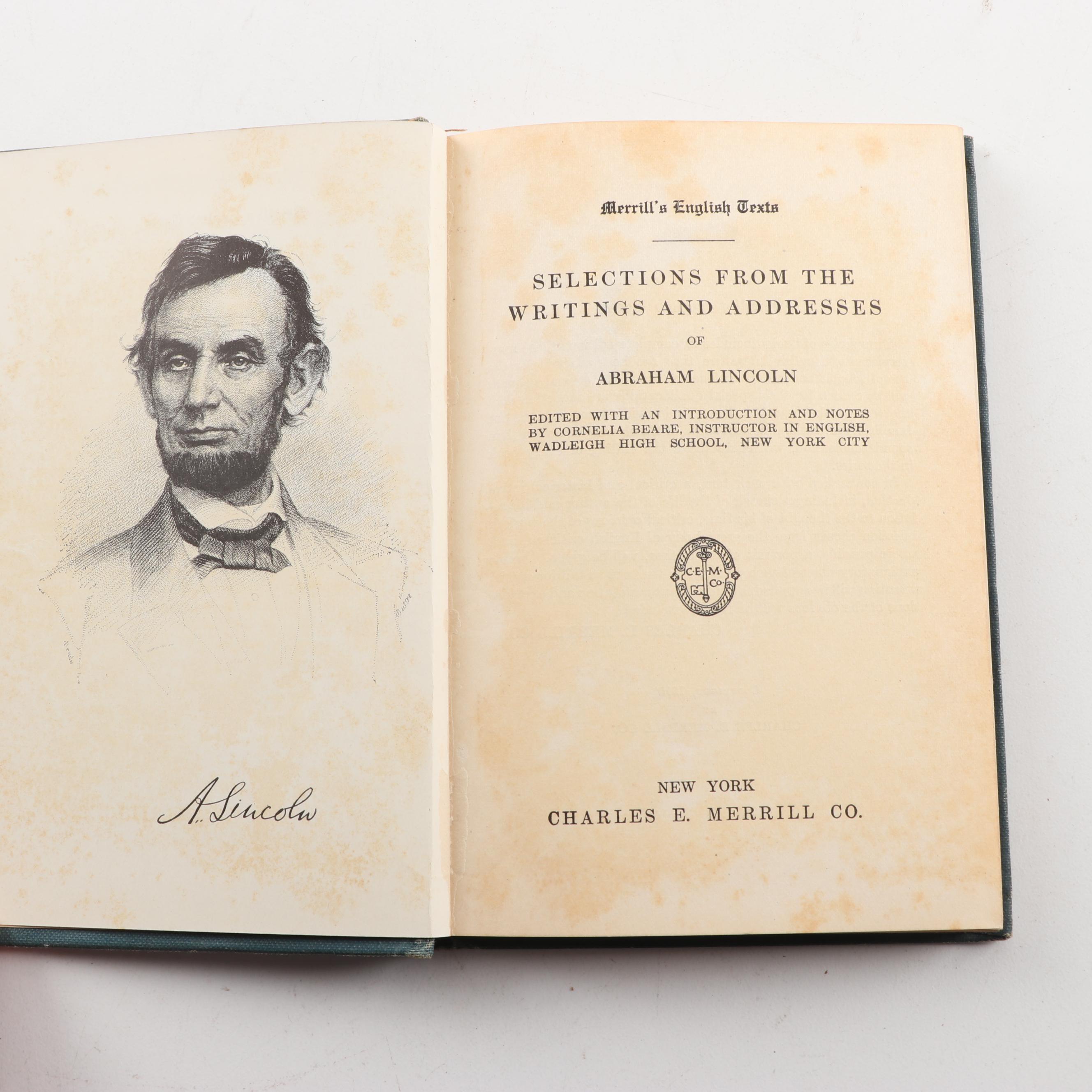 Vintage and Antique Abraham Lincoln Books