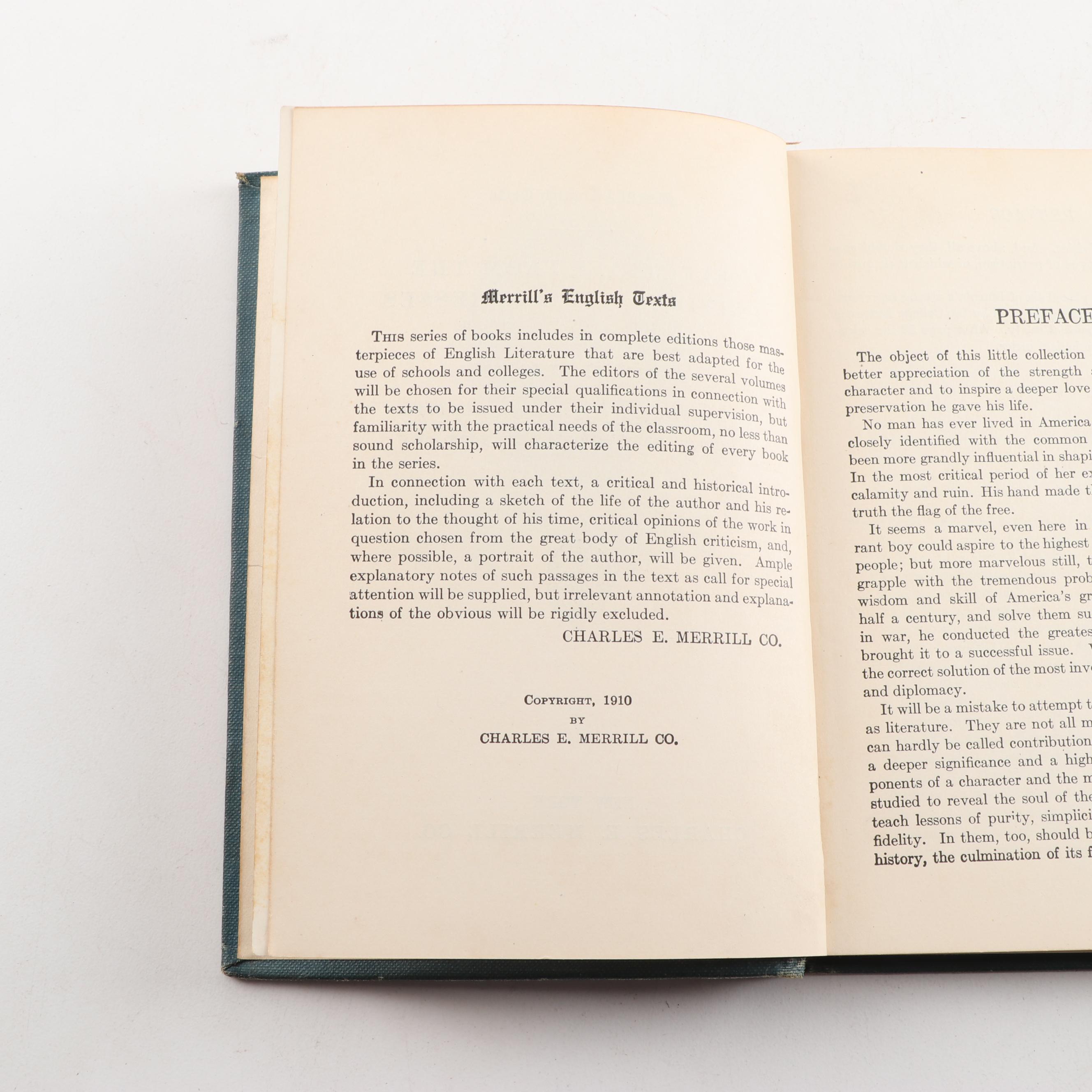 Vintage and Antique Abraham Lincoln Books