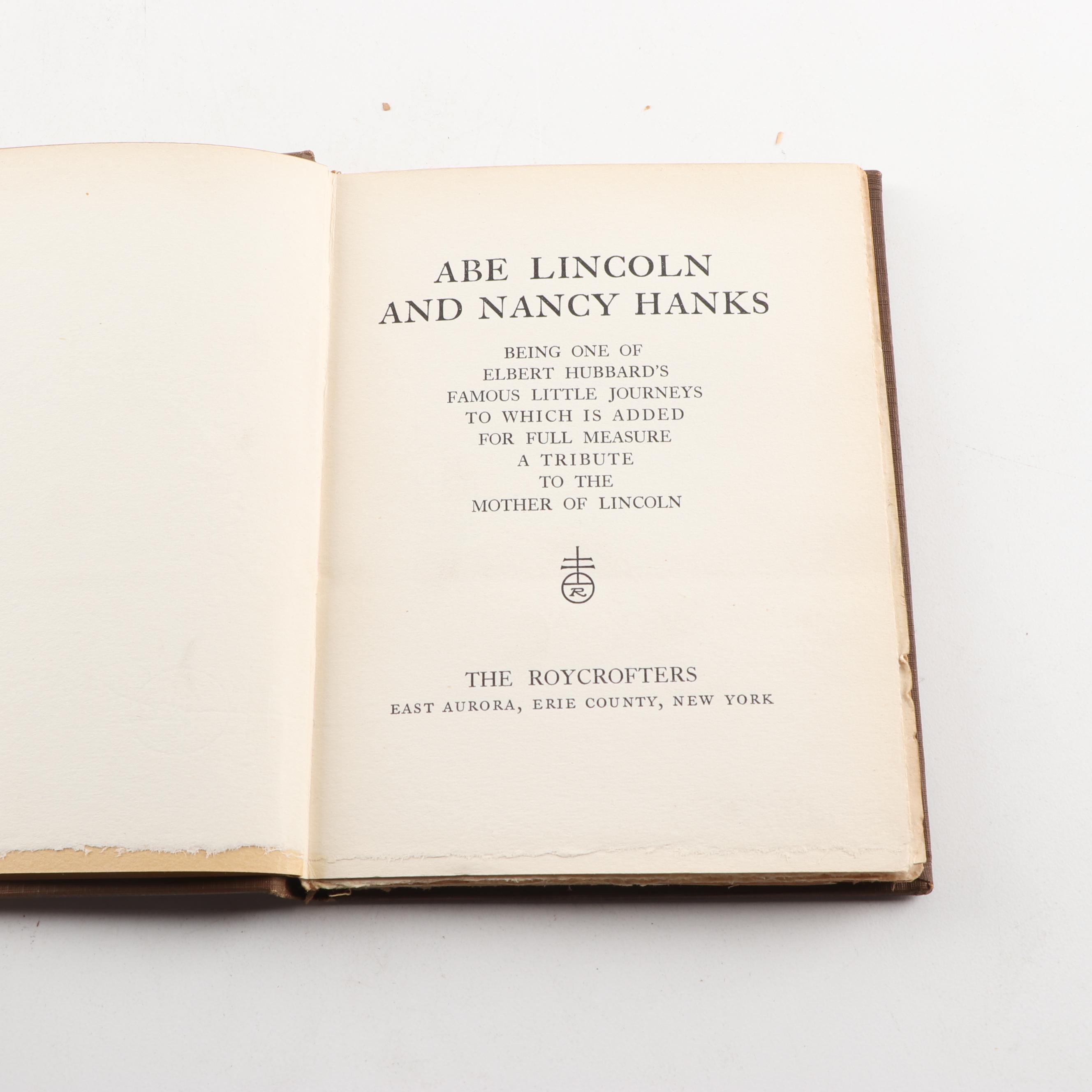 Vintage and Antique Abraham Lincoln Books