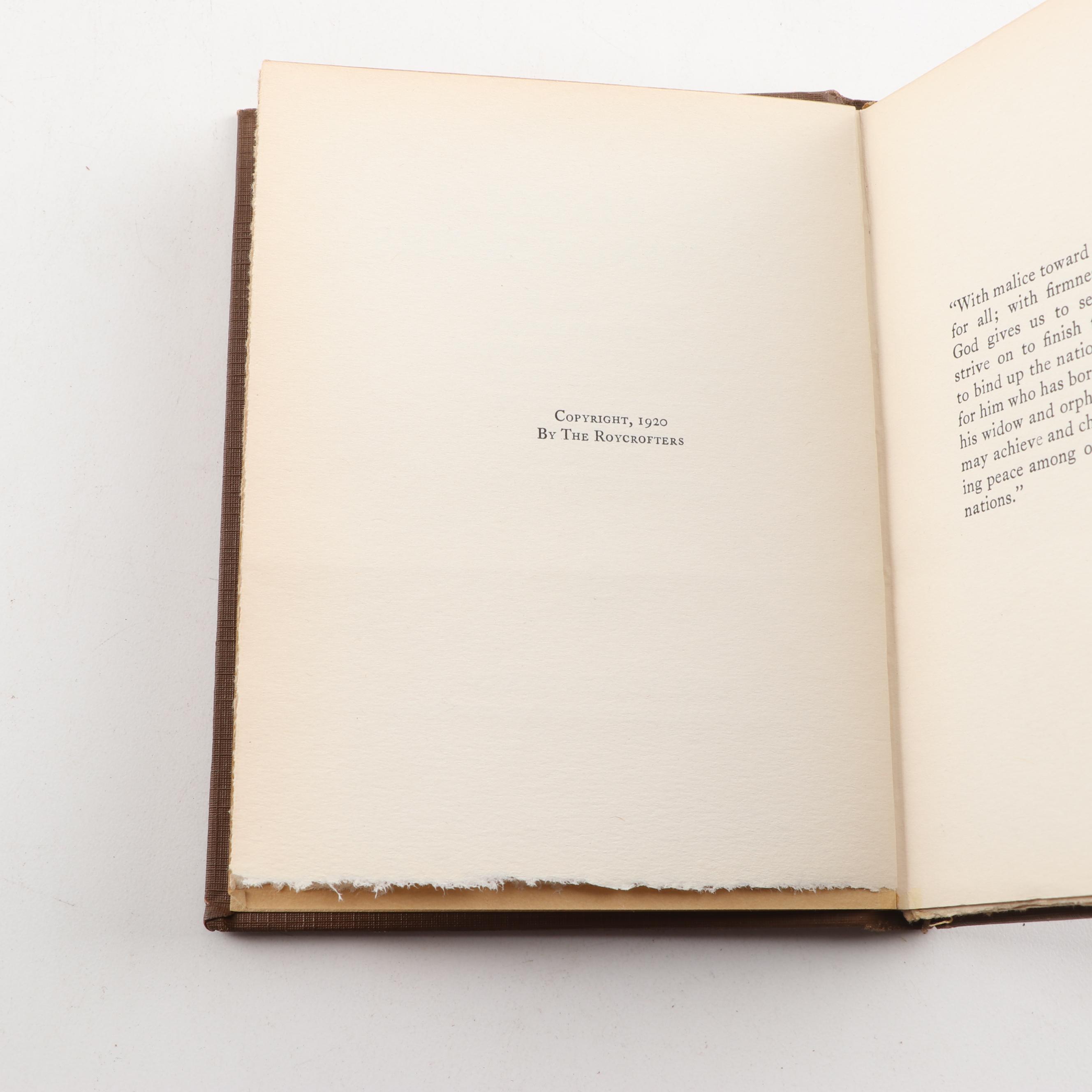 Vintage and Antique Abraham Lincoln Books