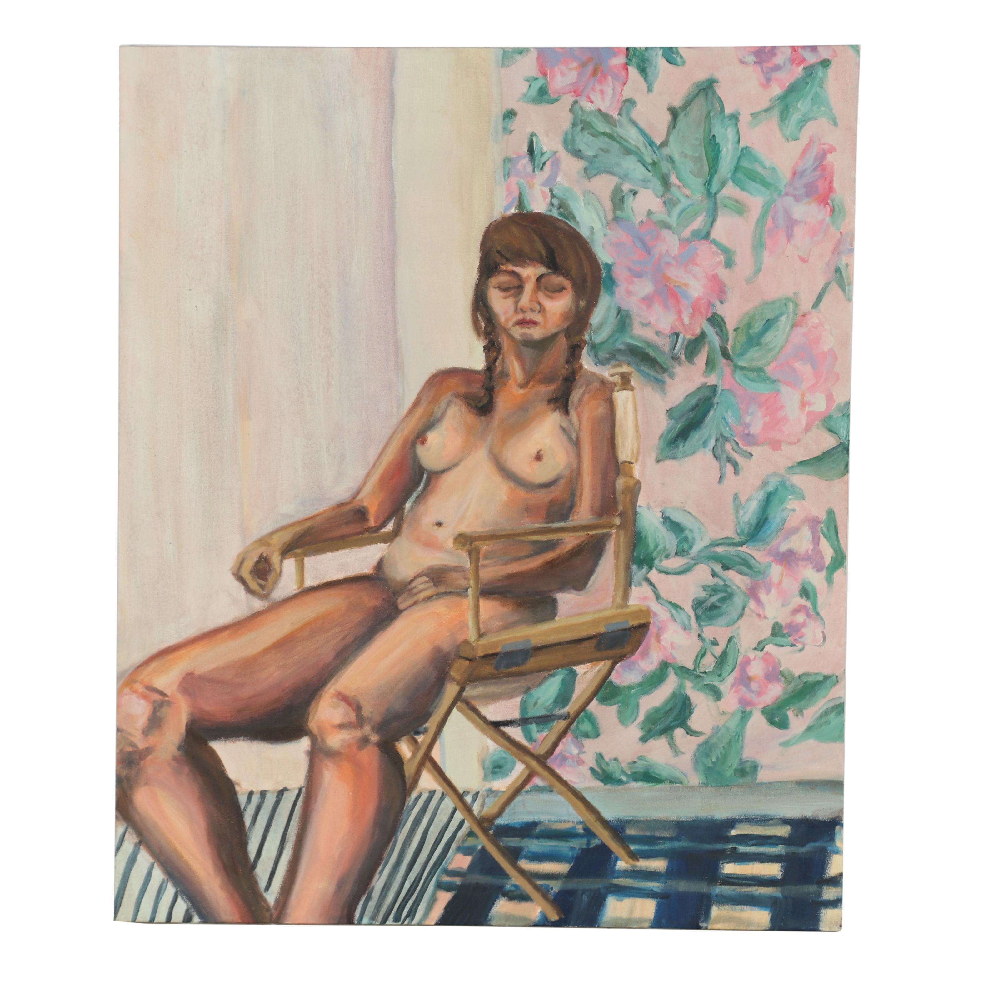 Kieran Rae Koch Figure Study Oil Painting, 2014