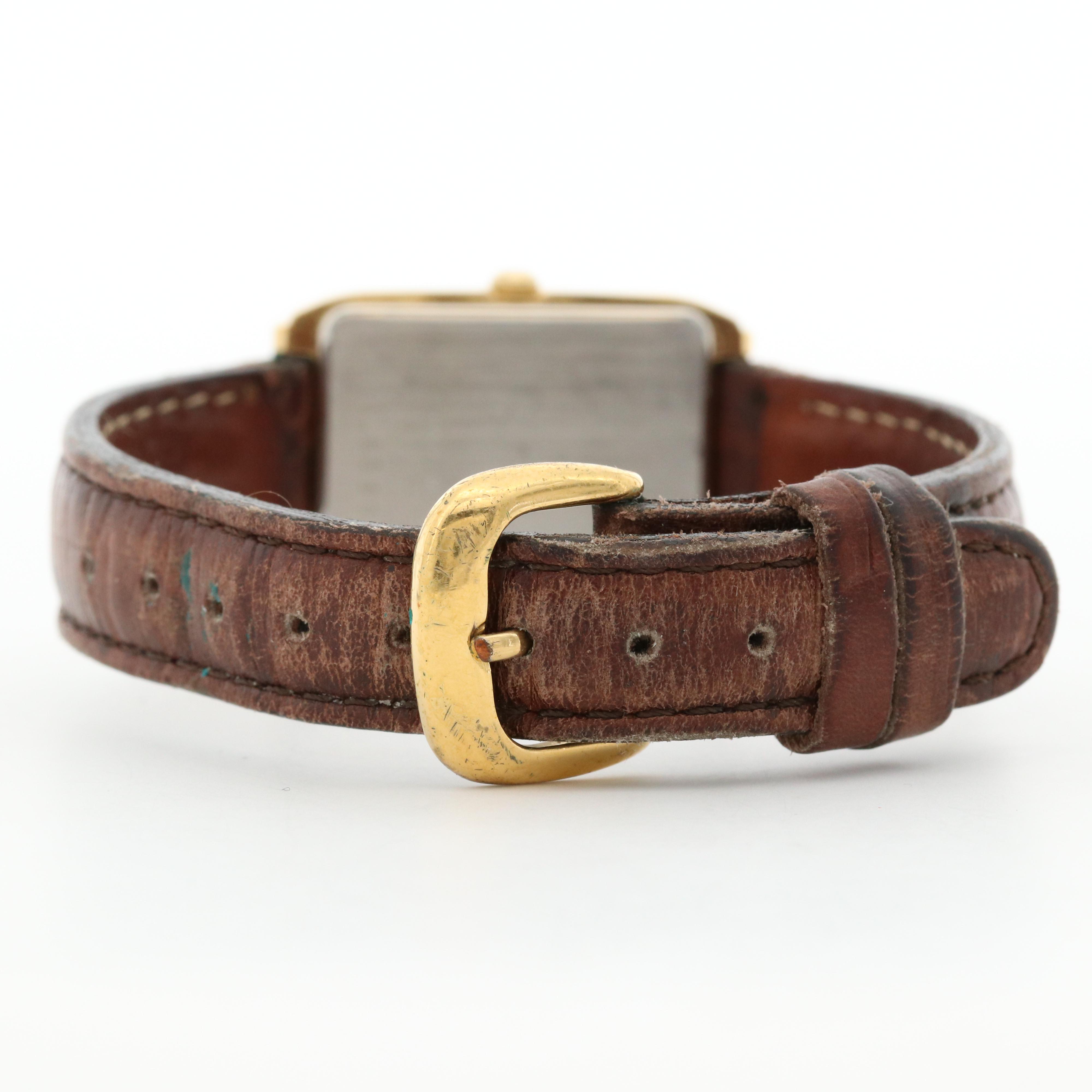 Seiko V701-5KO9 Gold Tone Quartz Watch