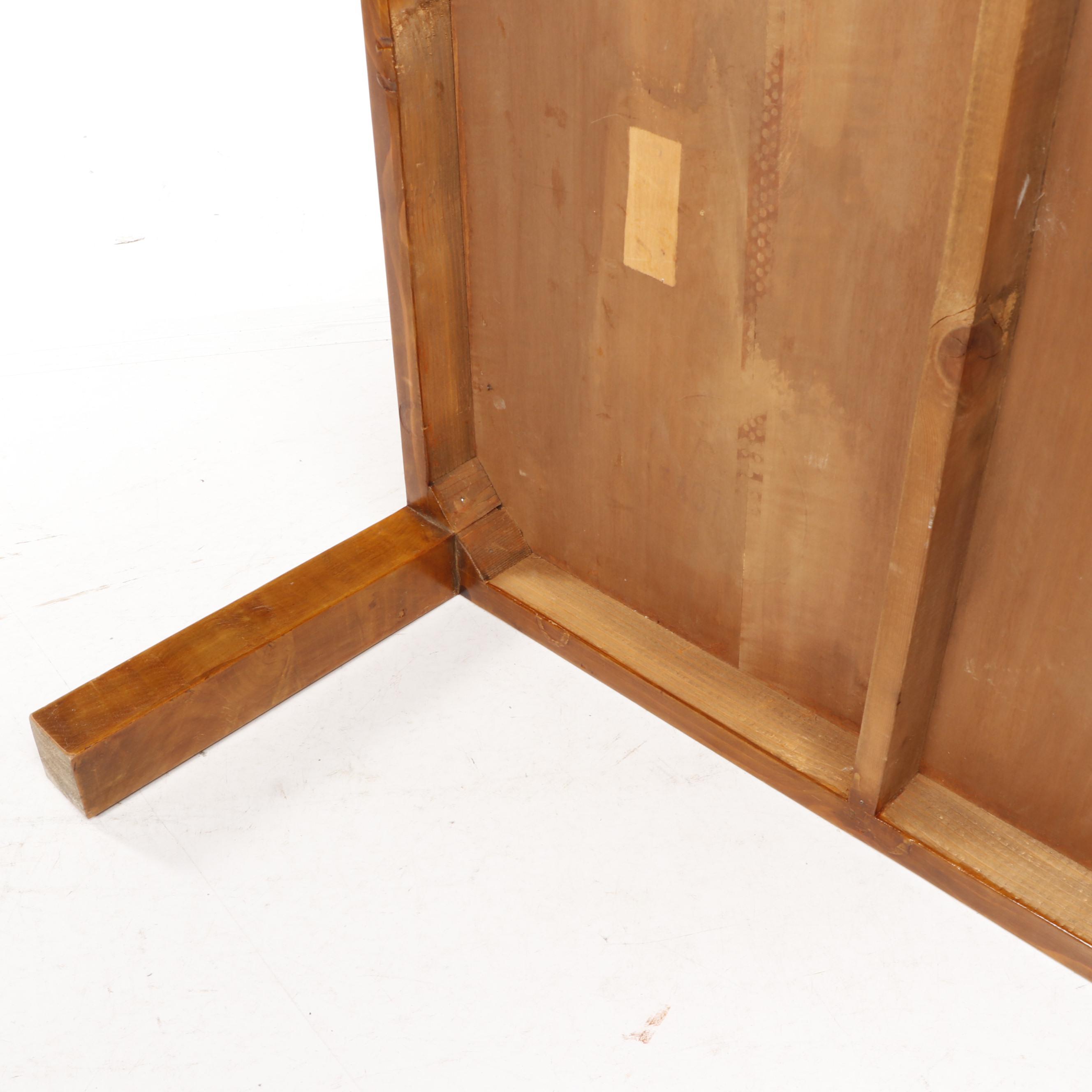 Newton Co Italian Burl Veneered Coffee Table After Milo Baughman