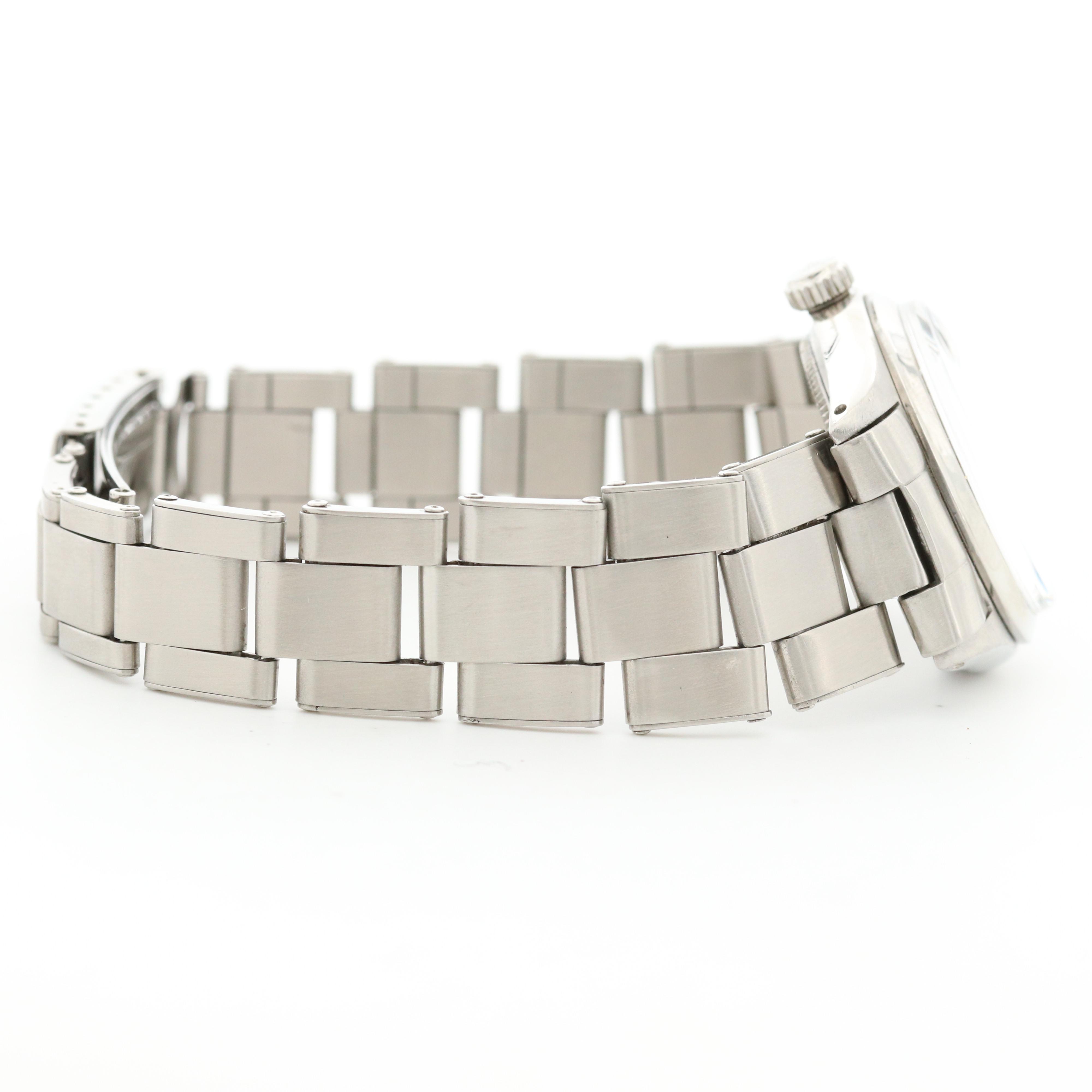 Vintage Rolex Oysterdate Midsize Stainless Steel Stem Wind Watch, 1967