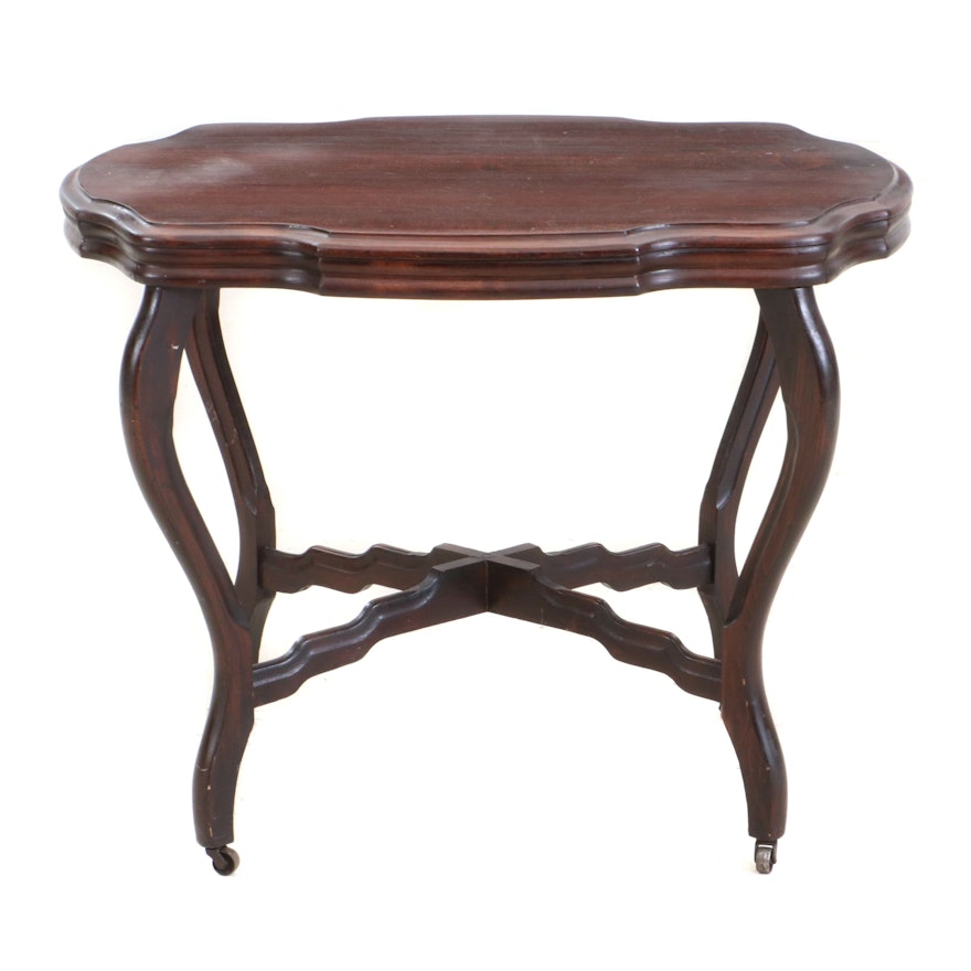 Victorian Mahogany Side Table, Late 19th Century