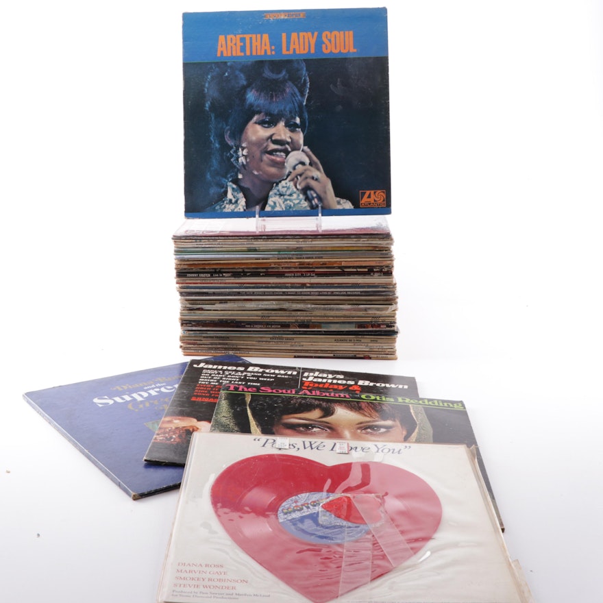 Soul Records Featuring Aretha Franklin, James Brown, Supremes, More