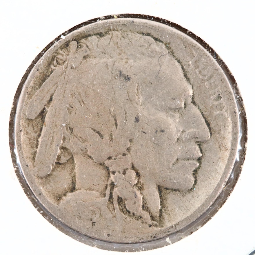 Key Date 1913-D Type 2 Buffalo Nickel