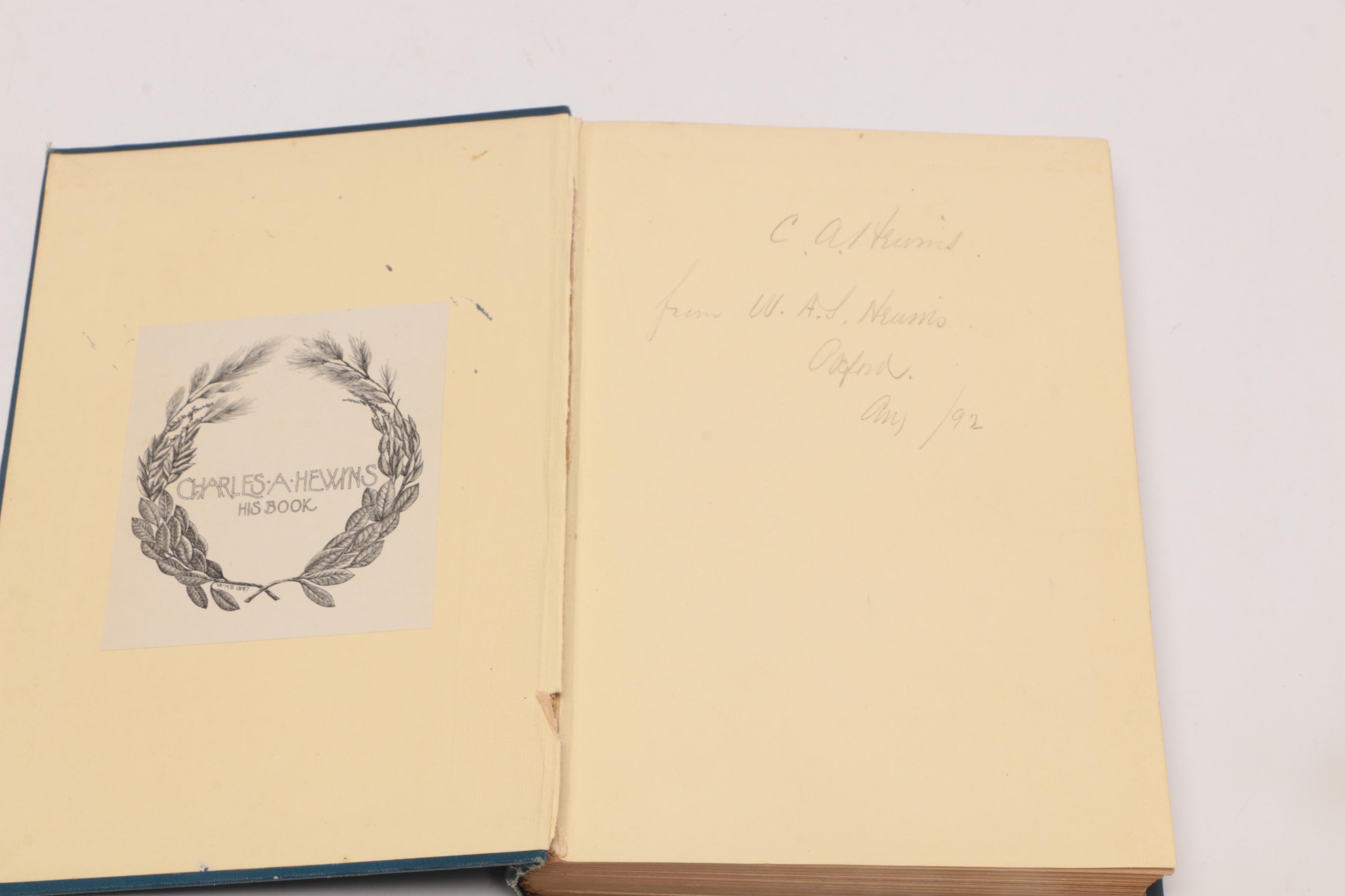 1886 Limited Edition "Book of Old Edinburgh" with More British History Books