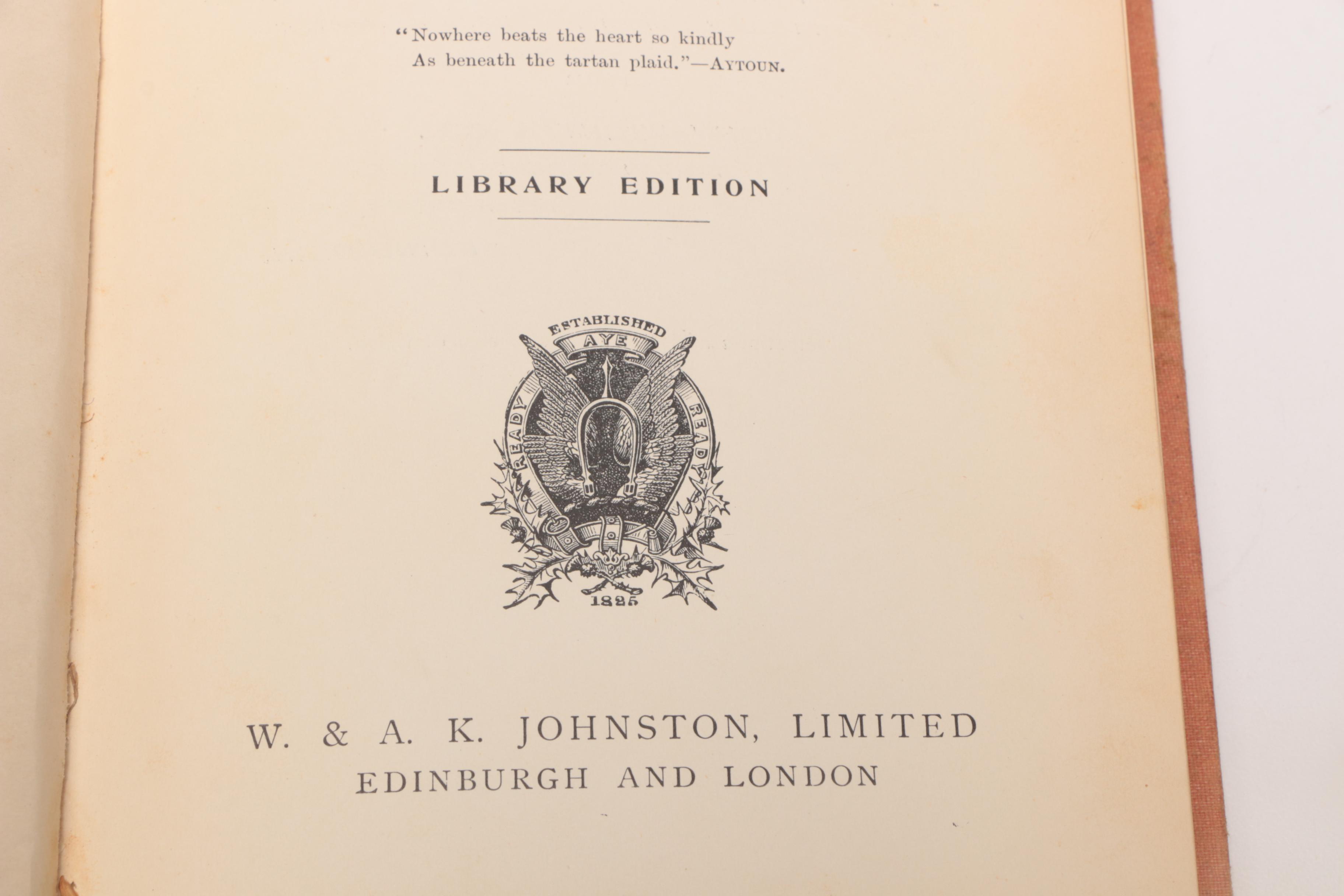1886 Limited Edition "Book of Old Edinburgh" with More British History Books