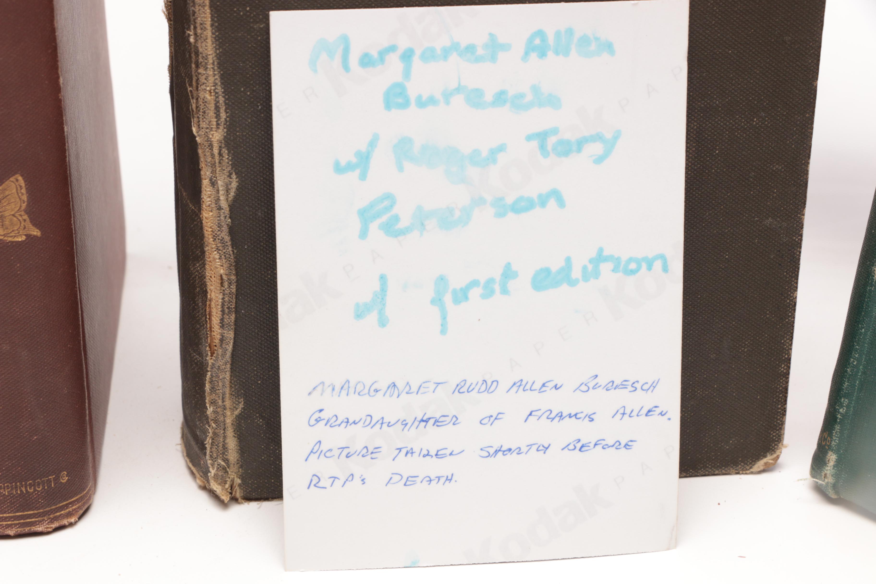 1934 Signed First Edition "A Field Guide to the Birds" by Roger Tory Peterson