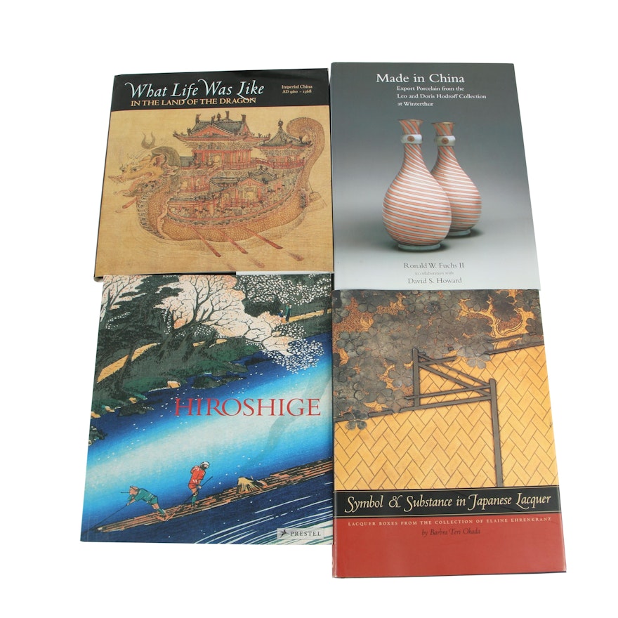 East Asian Art and History Books including "Hiroshige" Edited by Matthi Forrer