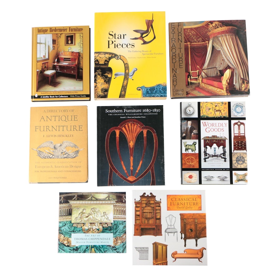 Furniture Reference Books including "Extraordinary Furniture" by David Linley