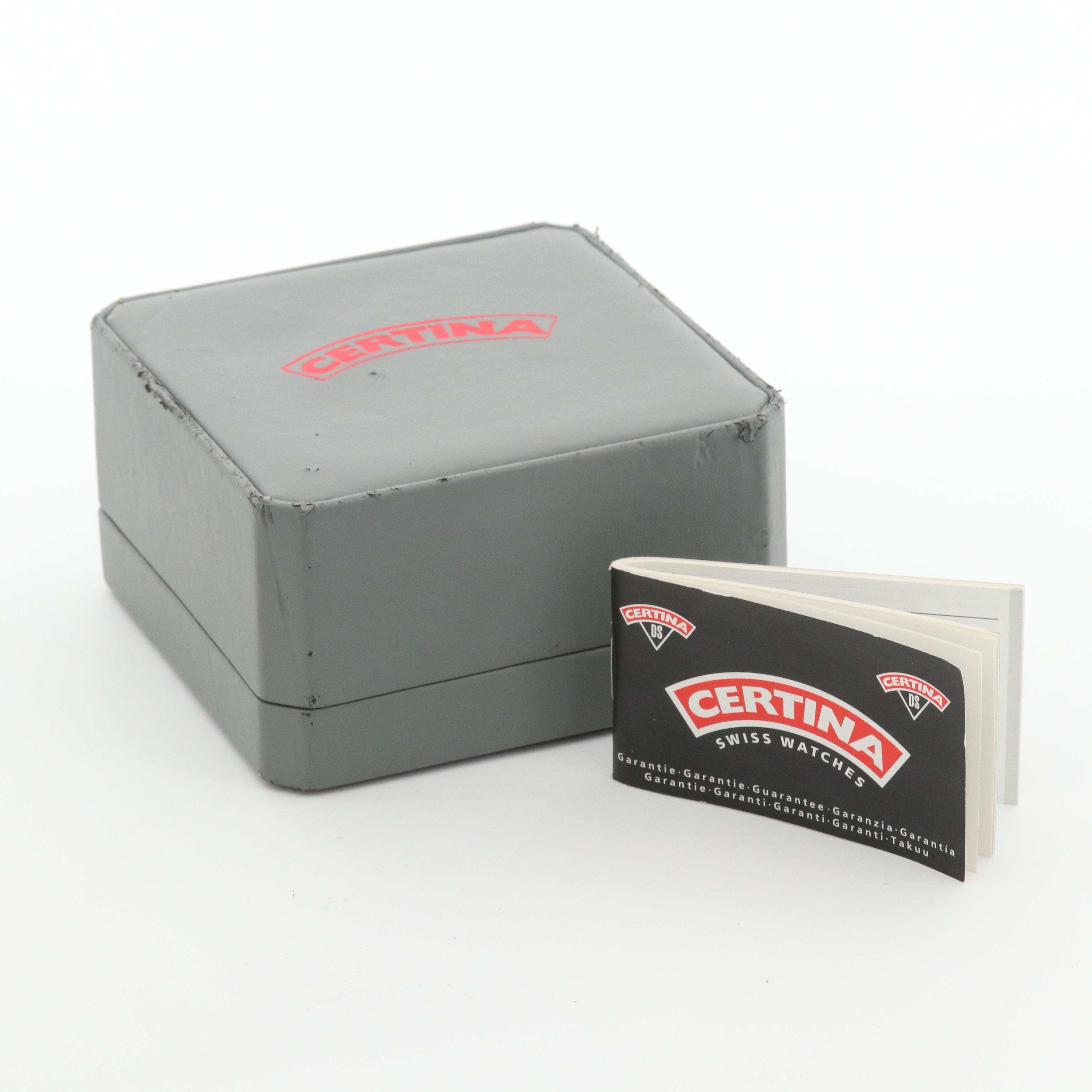 Certine Swiss Gold Tone Quartz Watch