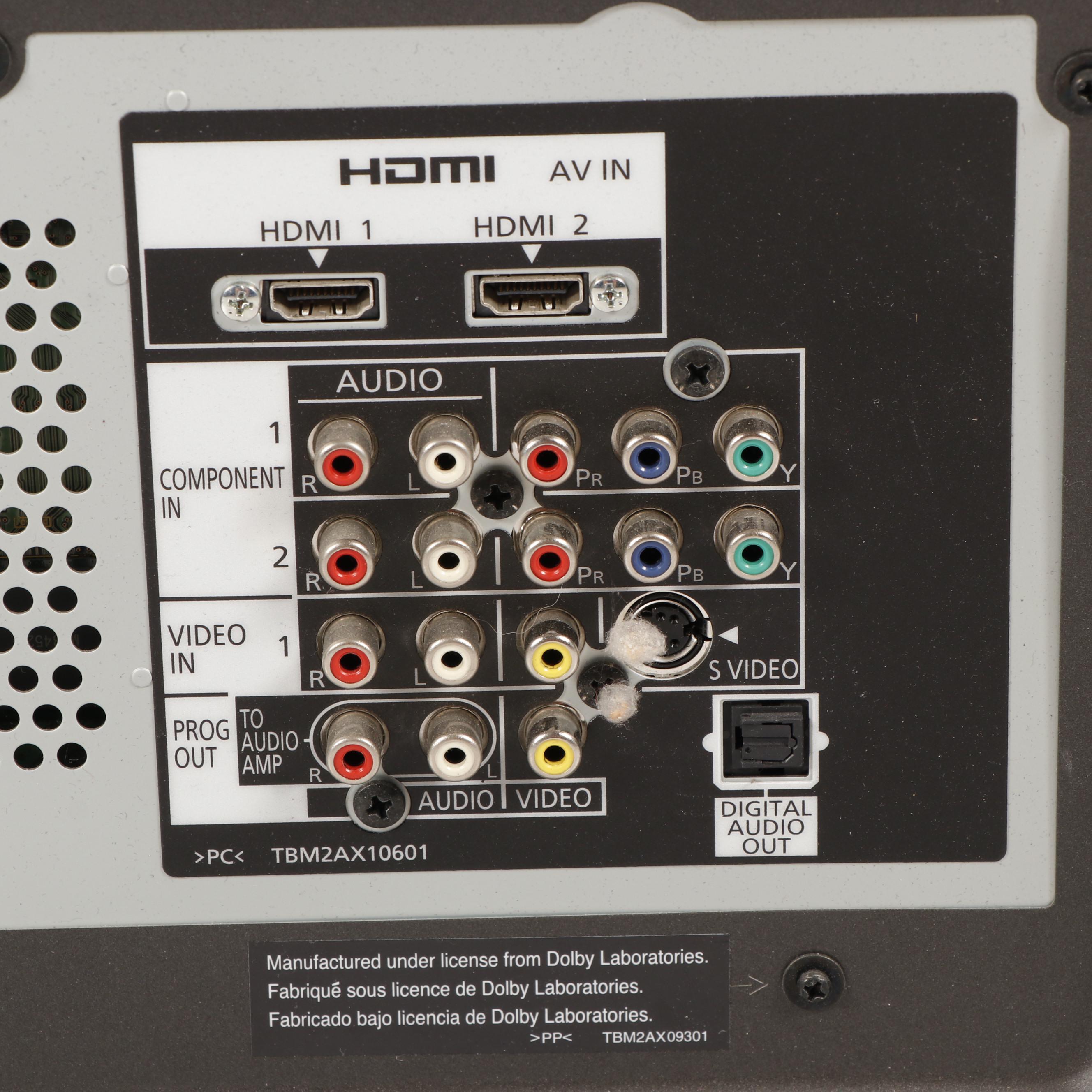 Panasonic Viera HD Plasma 50" Wall Mount Television