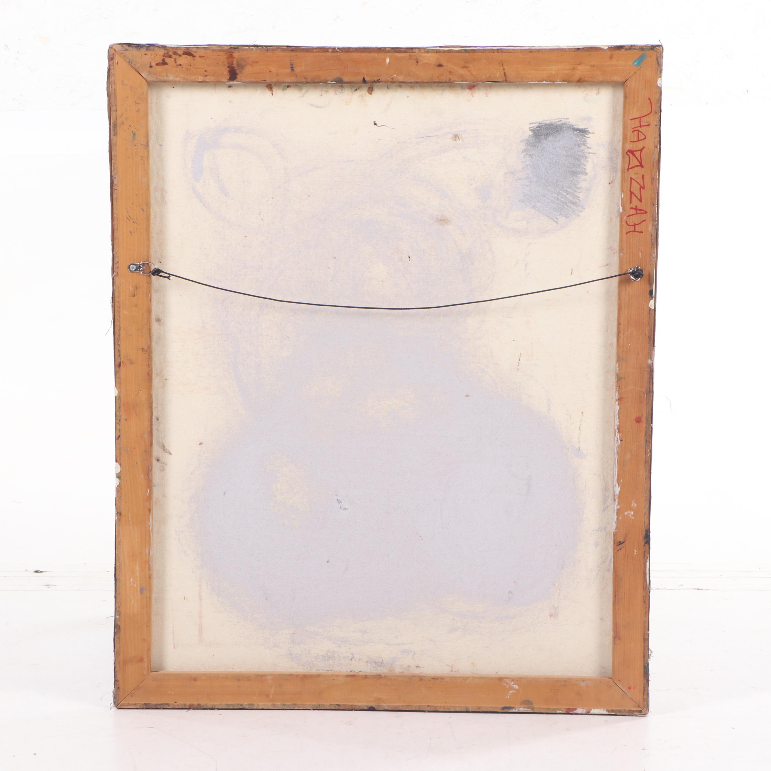 Figural Abstract Oil Painting