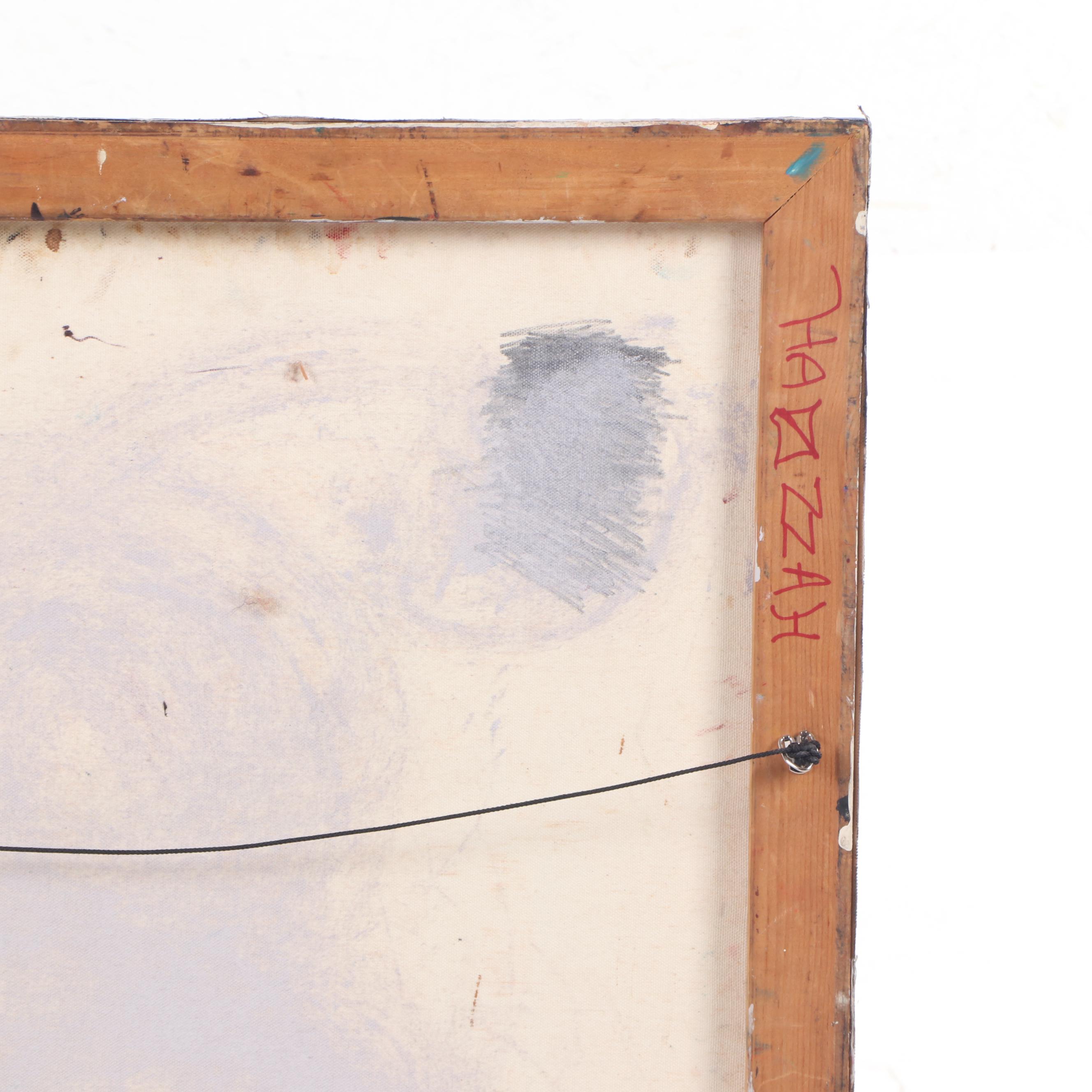 Figural Abstract Oil Painting