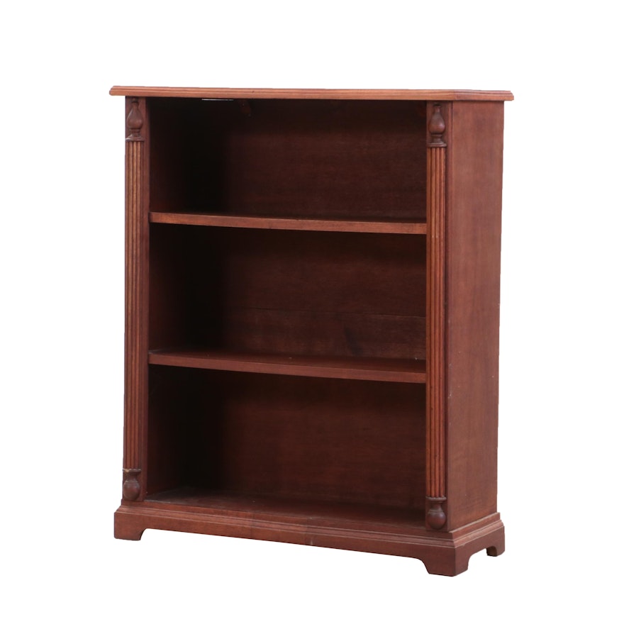 Federal Style Mahogany Bookshelf, Circa 1950