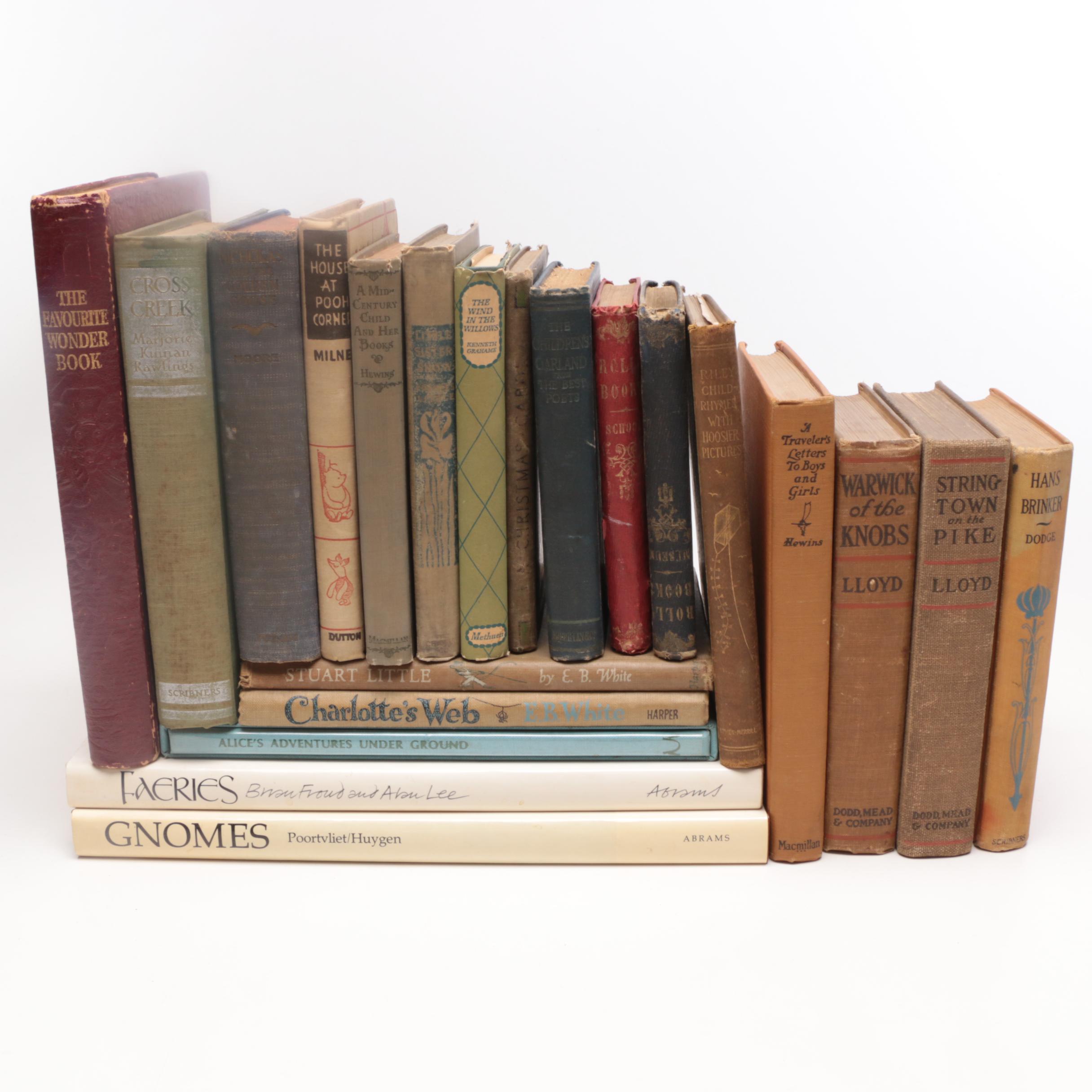 First Edition "Charlotte's Web" with Additional Early to Middle Reader Books