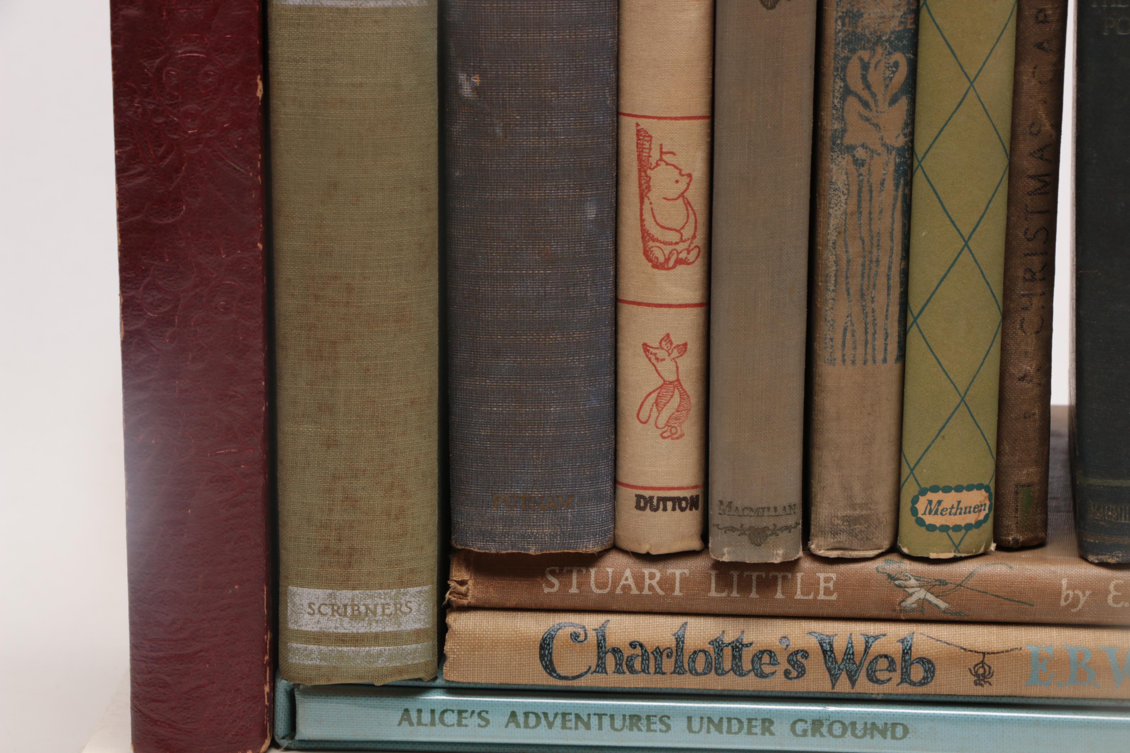First Edition "Charlotte's Web" with Additional Early to Middle Reader Books