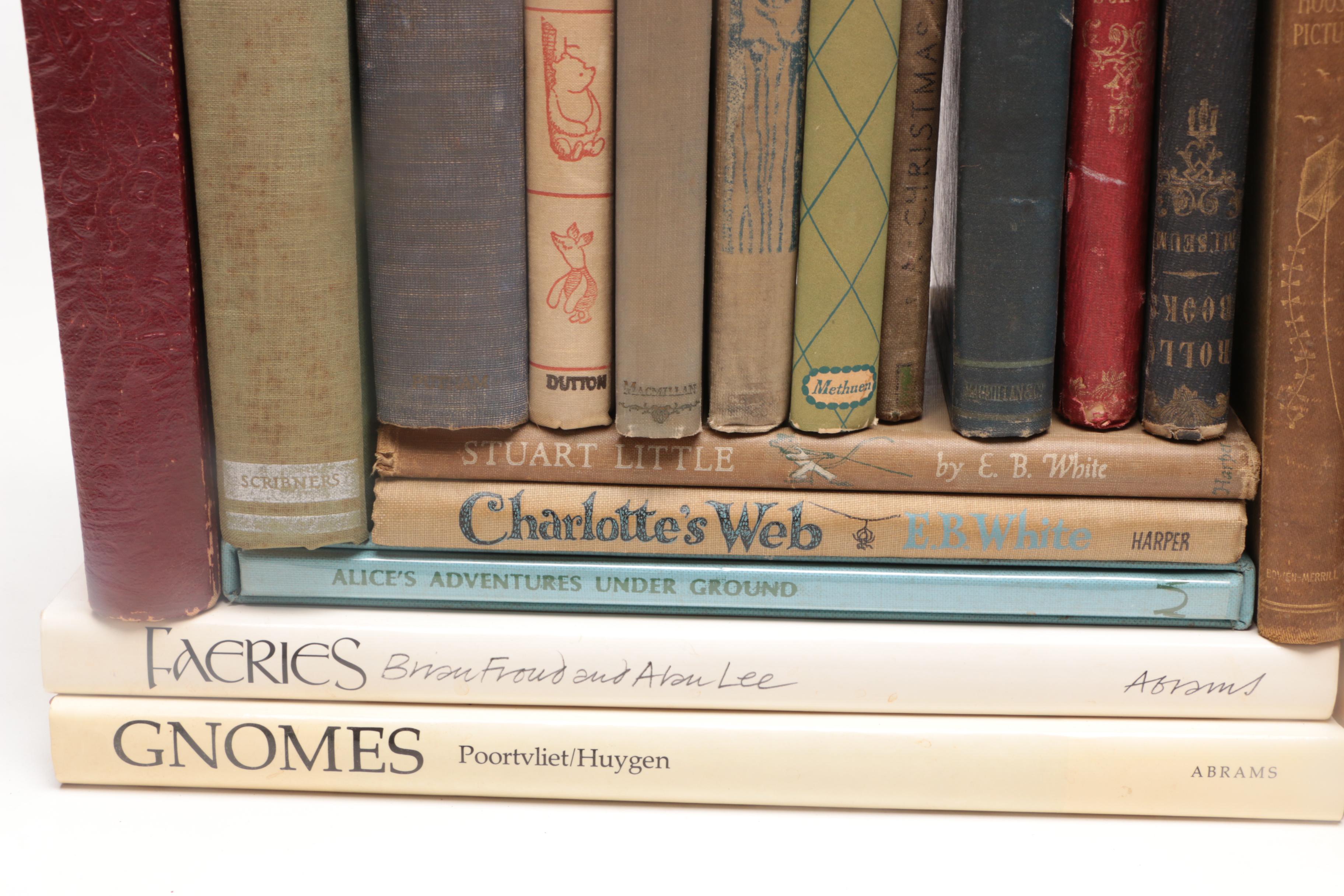 First Edition "Charlotte's Web" with Additional Early to Middle Reader Books