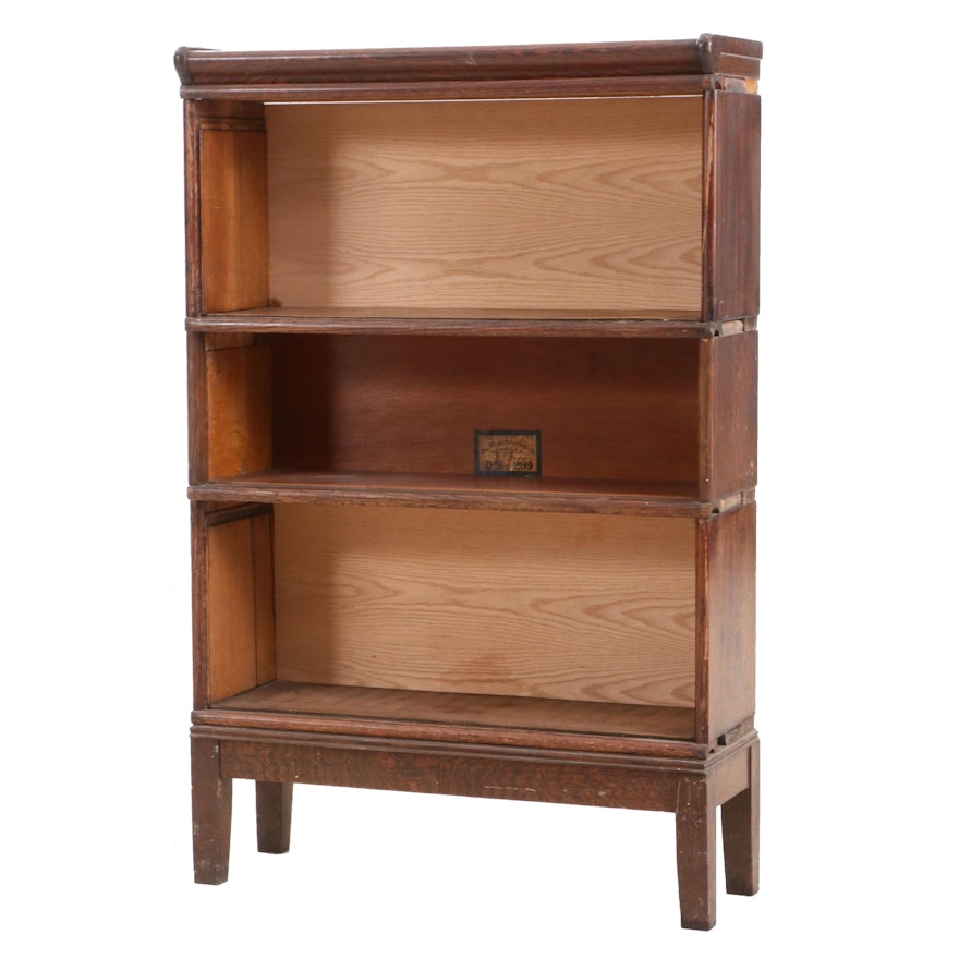 Globe & Wernicke Open Barrister Bookcase, Early 20th Century