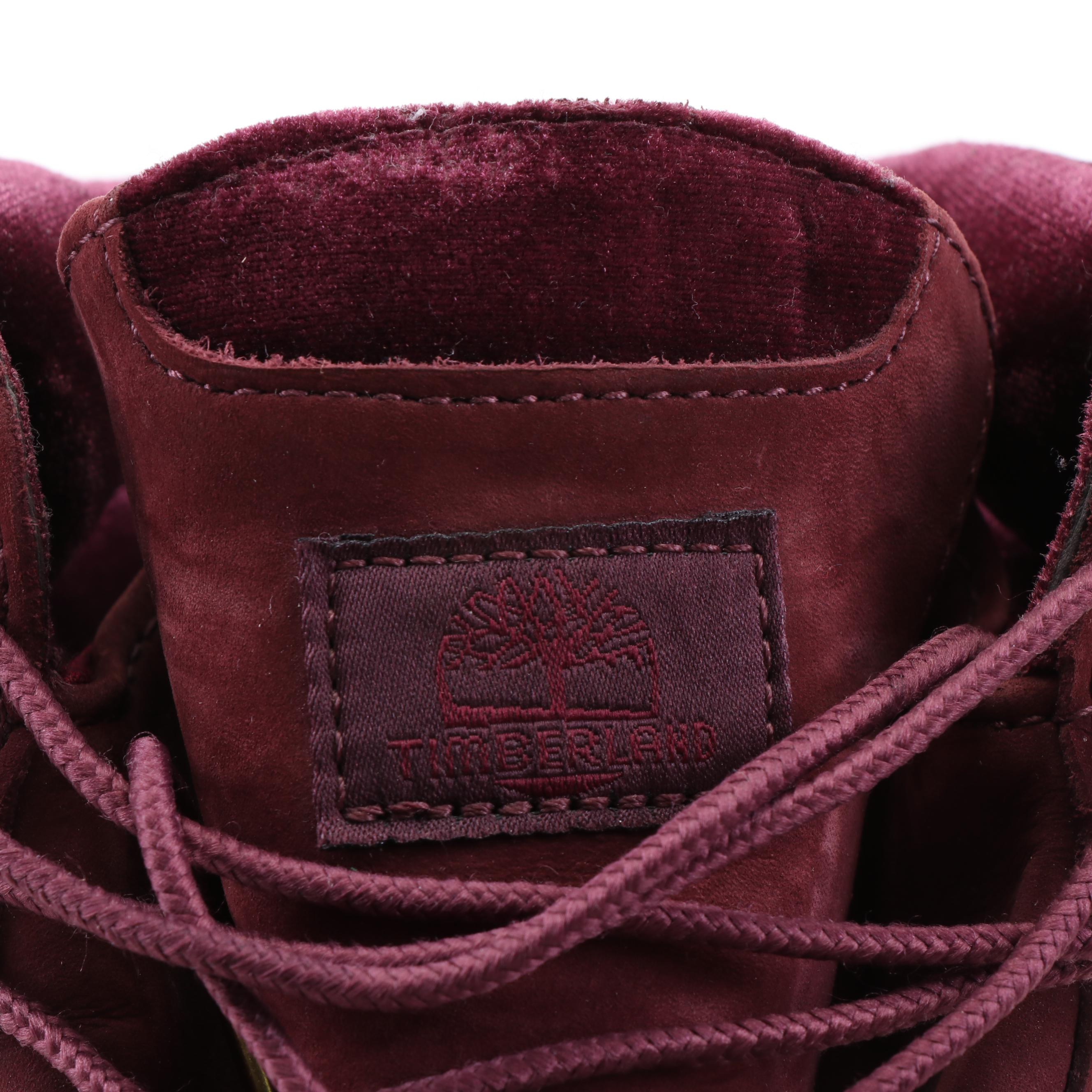 Timberland Legends Club Maroon Leather Field Boots
