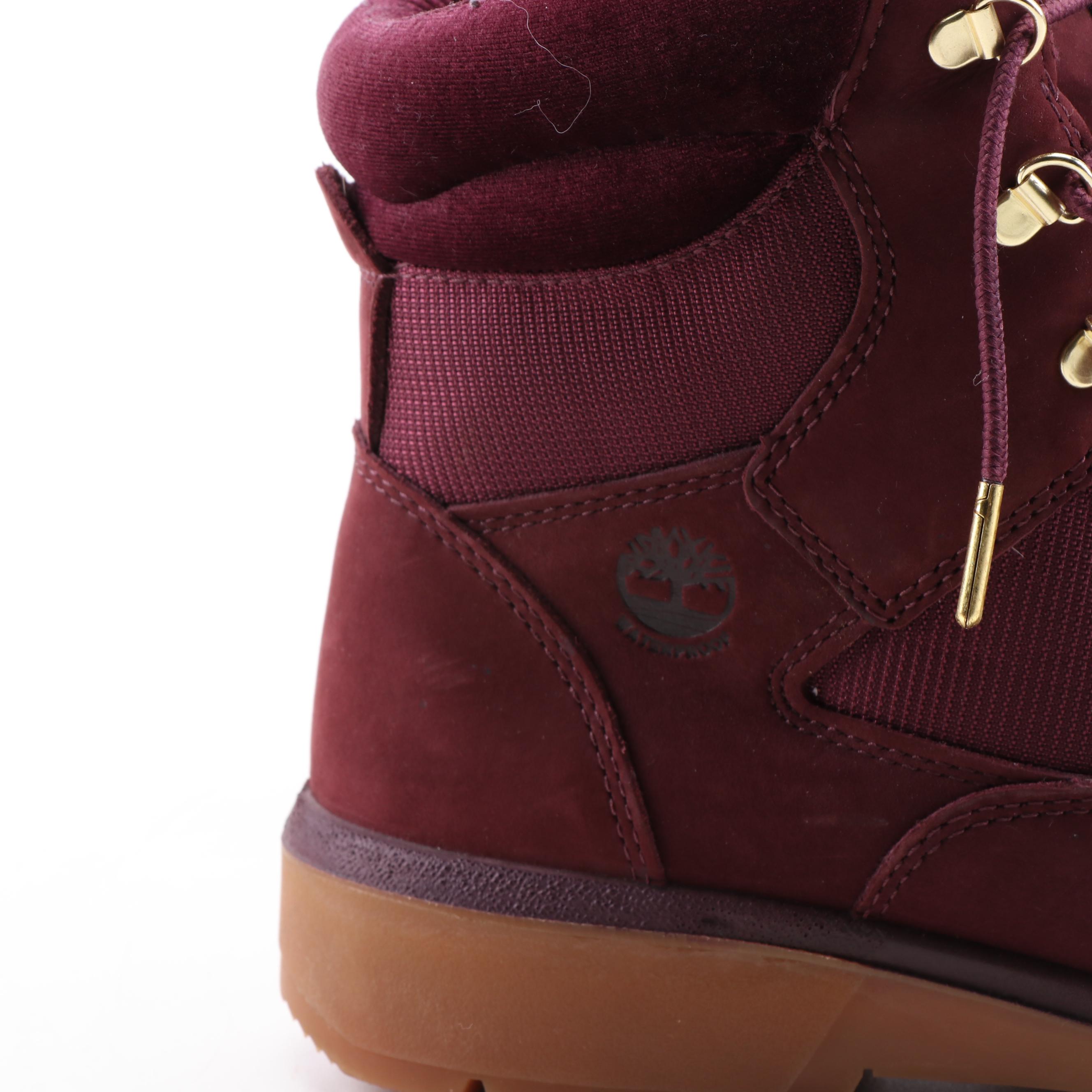 Timberland Legends Club Maroon Leather Field Boots