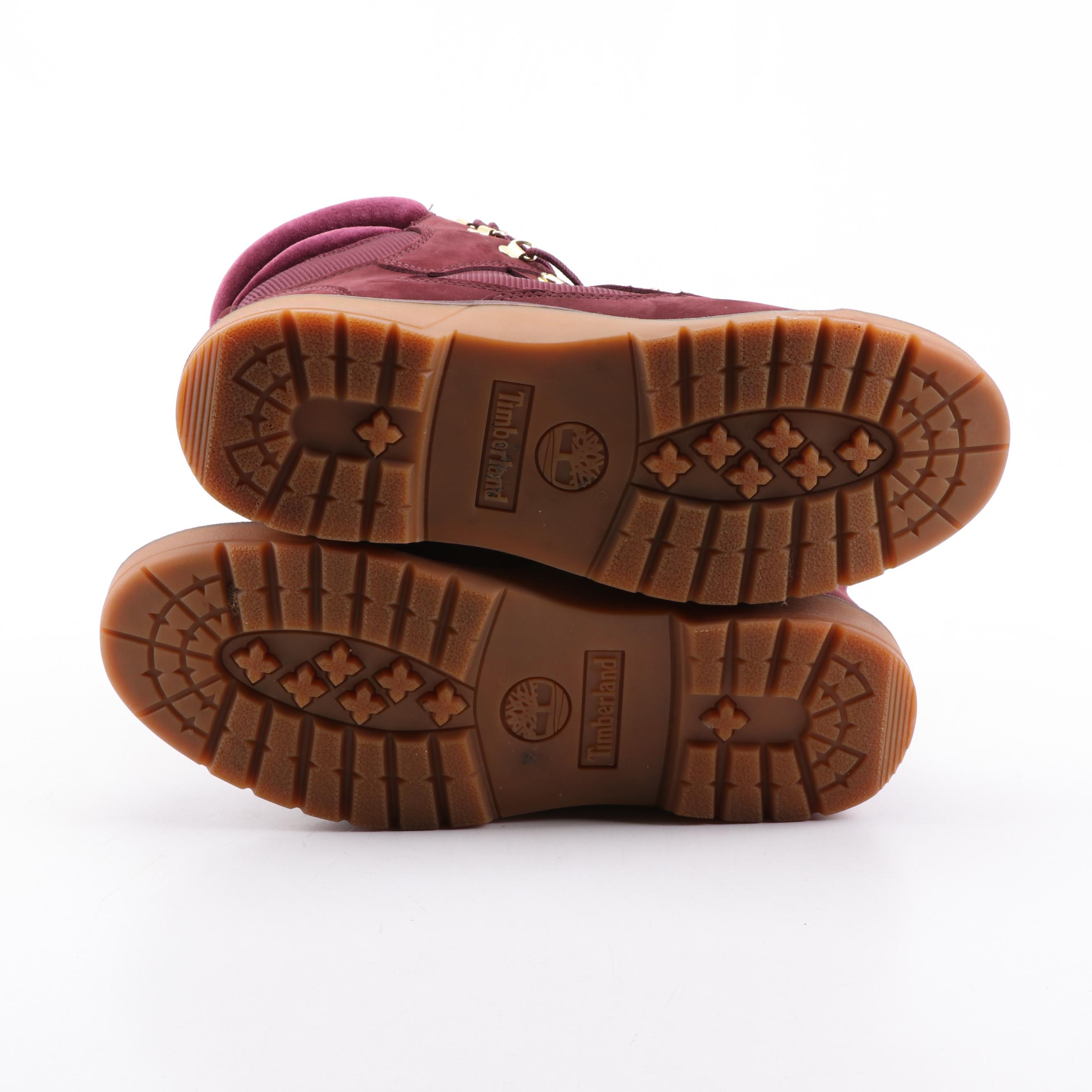 Timberland Legends Club Maroon Leather Field Boots