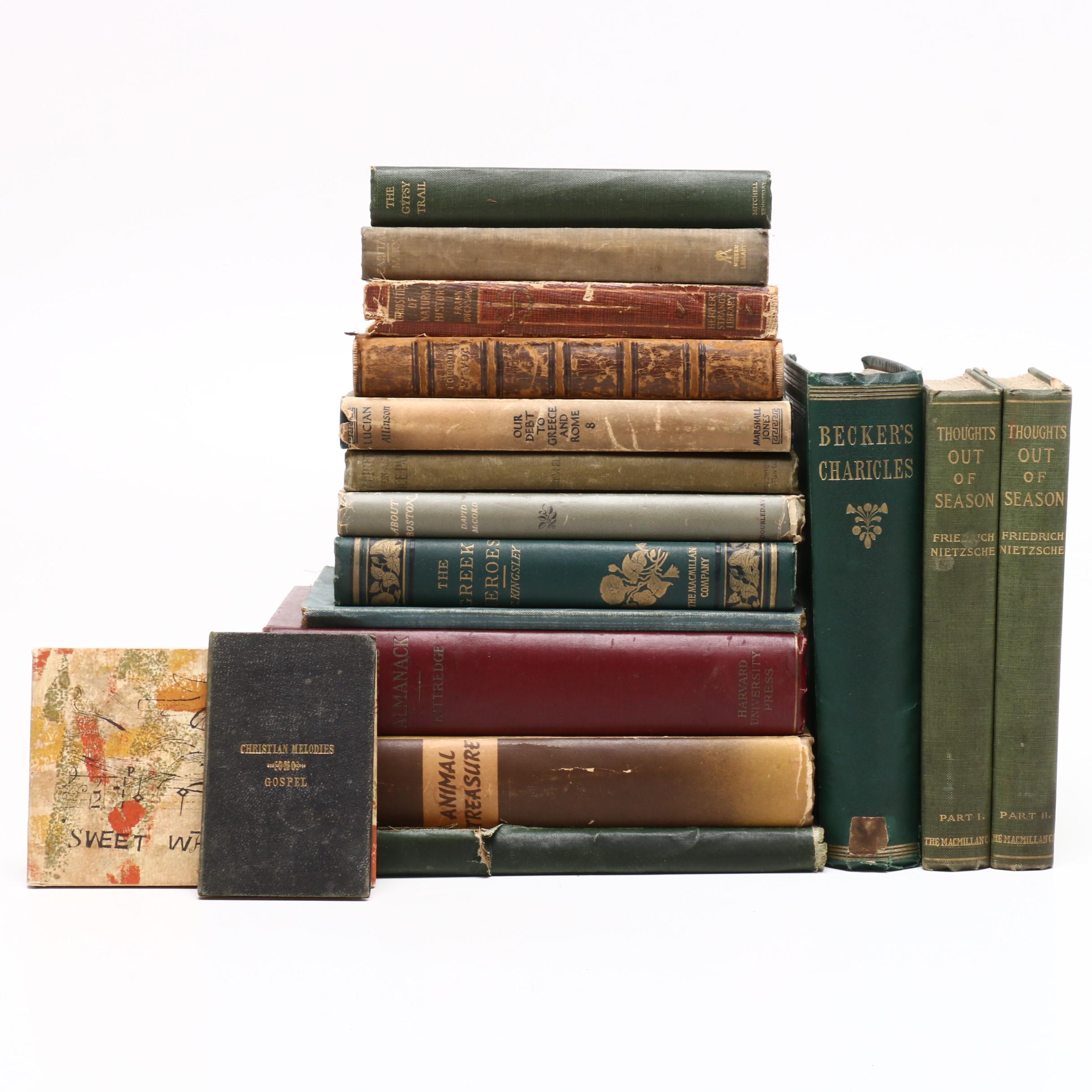 Limited Edition "Thoughts Out of Season" by Nietzsche with More Nonfiction Books