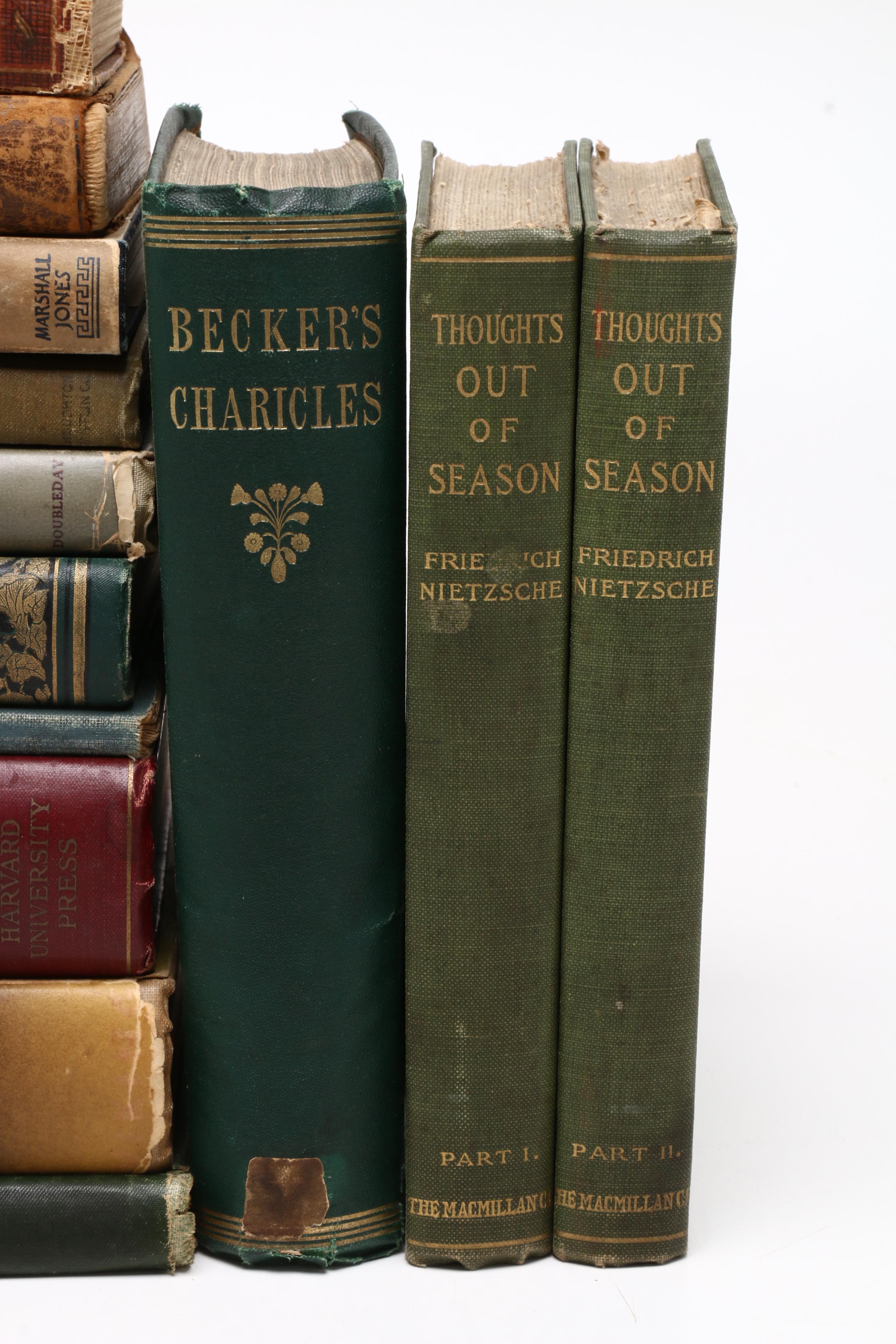 Limited Edition "Thoughts Out of Season" by Nietzsche with More Nonfiction Books