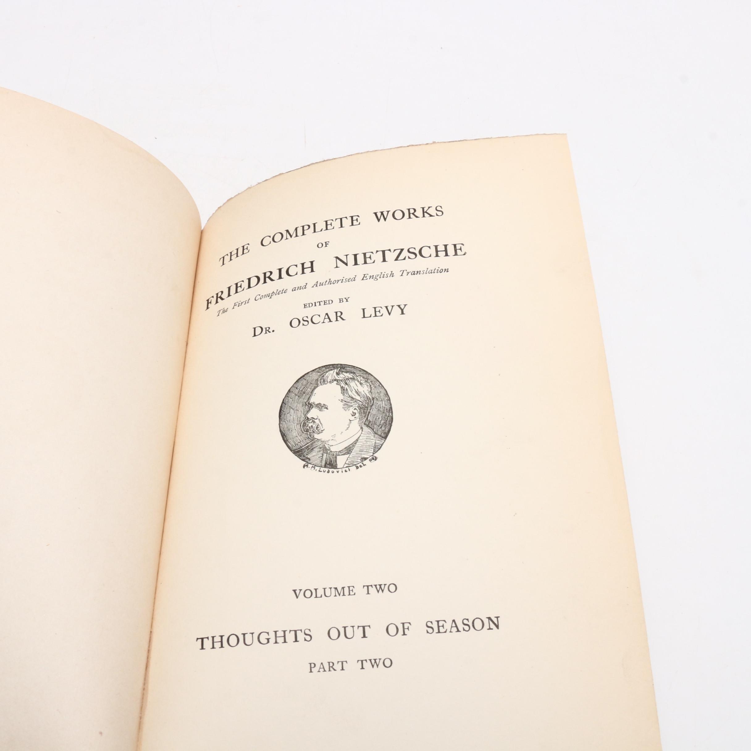 Limited Edition "Thoughts Out of Season" by Nietzsche with More Nonfiction Books