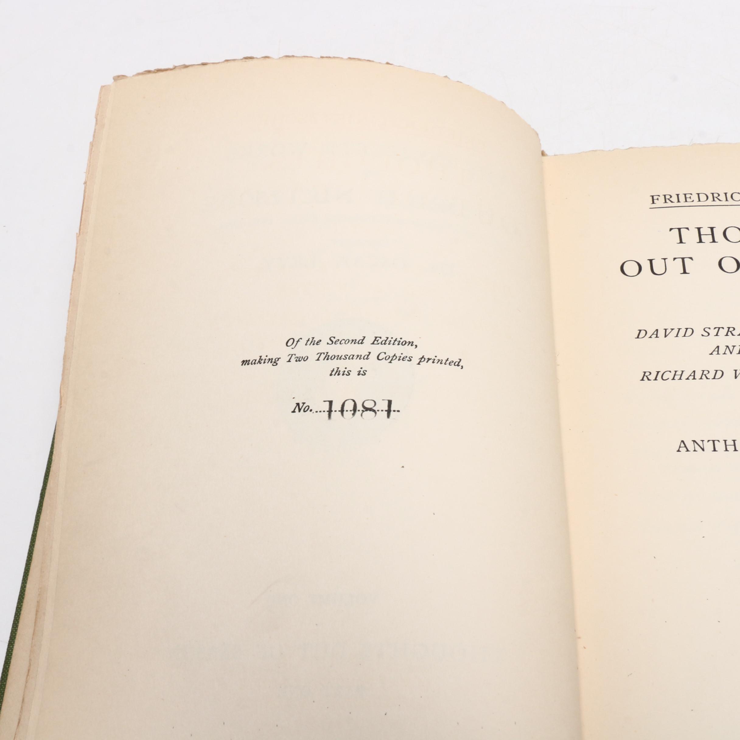 Limited Edition "Thoughts Out of Season" by Nietzsche with More Nonfiction Books