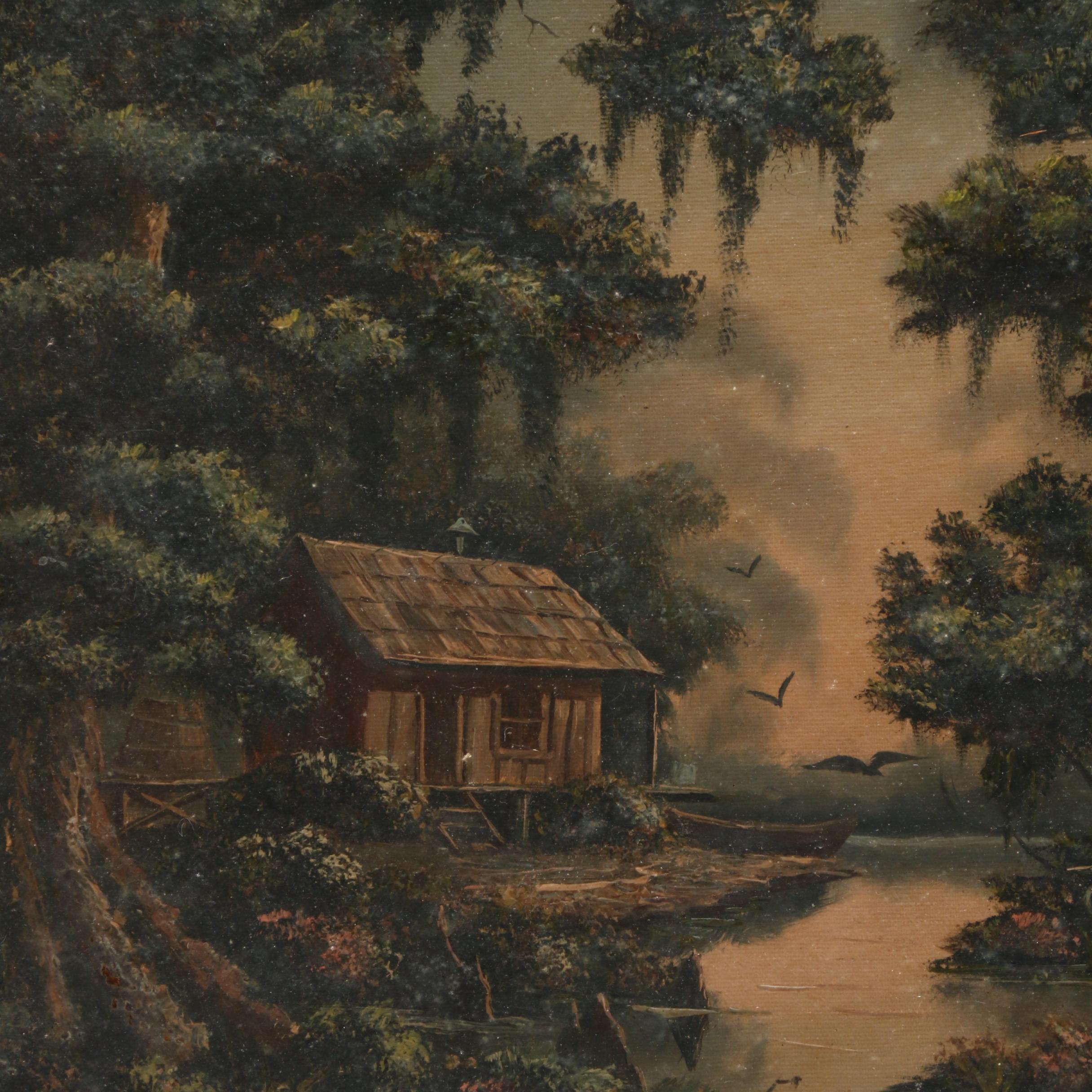 Allie Thomasson Oil Painting of New Orleans Landscape