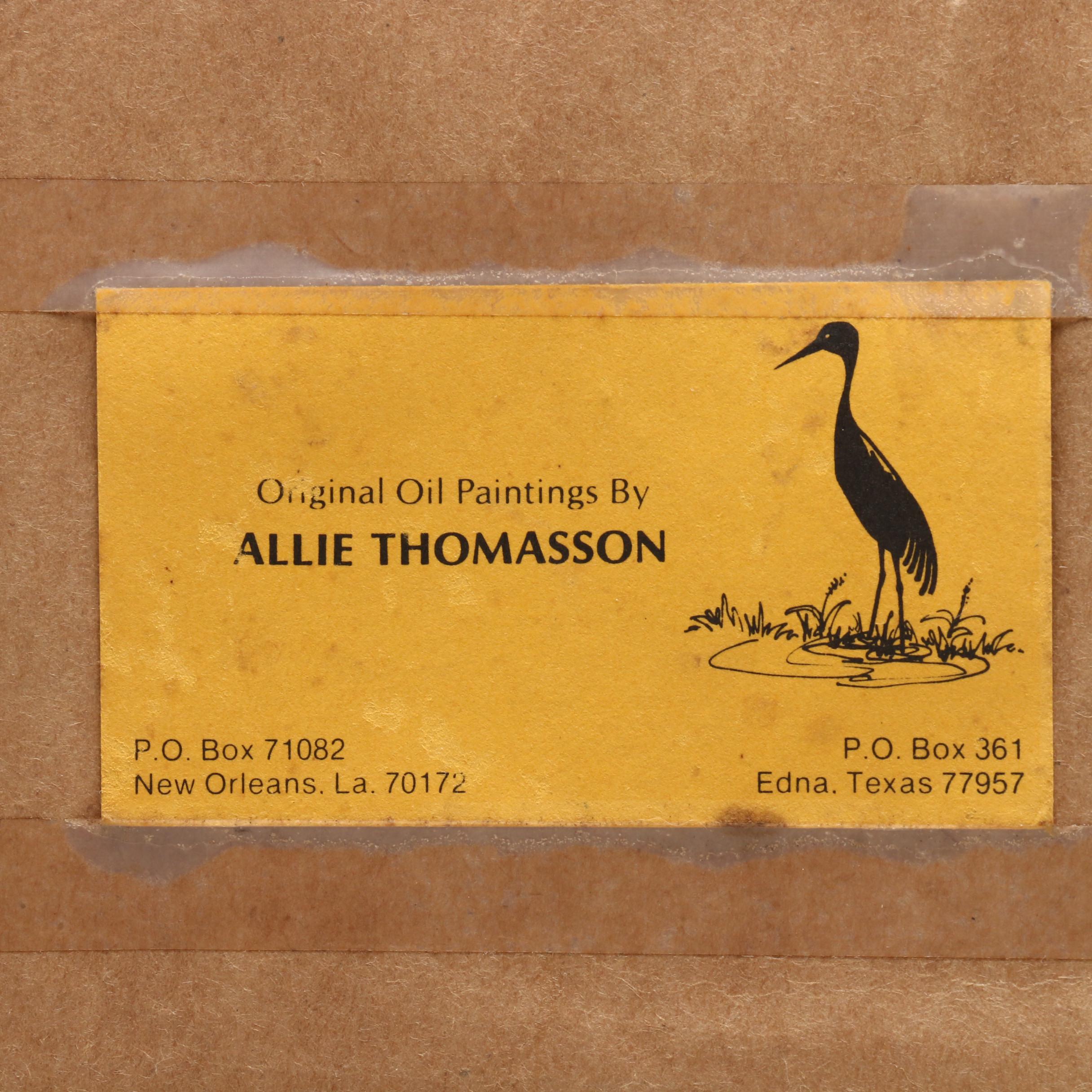 Allie Thomasson Oil Painting of New Orleans Landscape