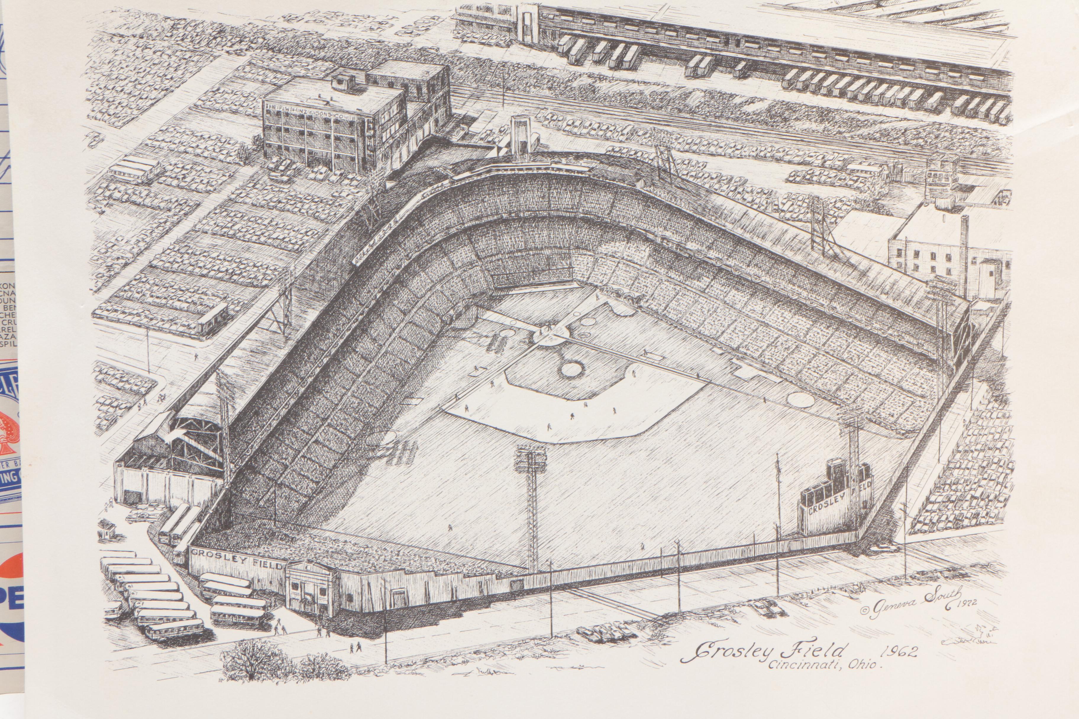 Baseball Memorabilia, Mostly Cincinnati Reds Players Including Cards and More