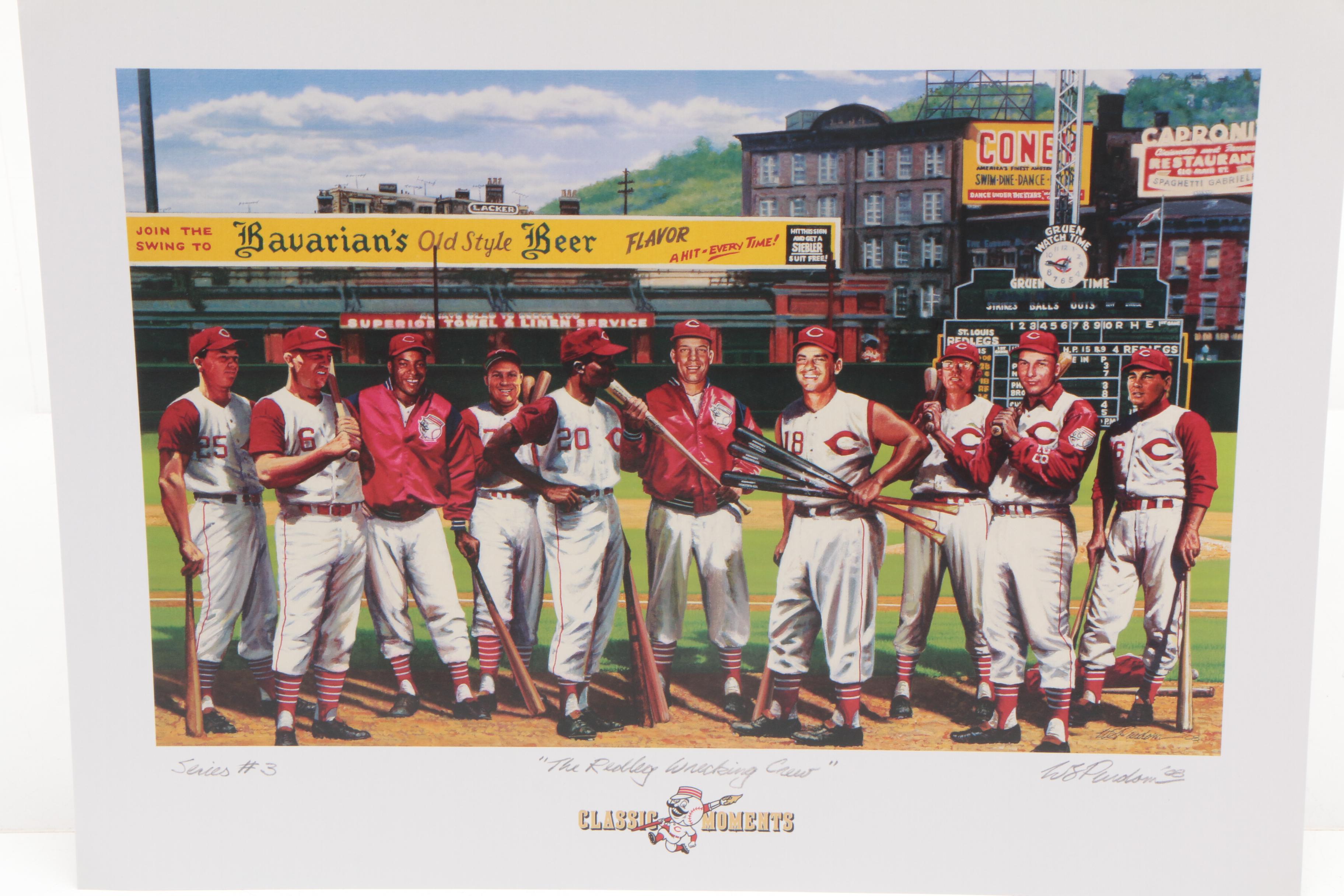 Baseball Memorabilia, Mostly Cincinnati Reds Players Including Cards and More