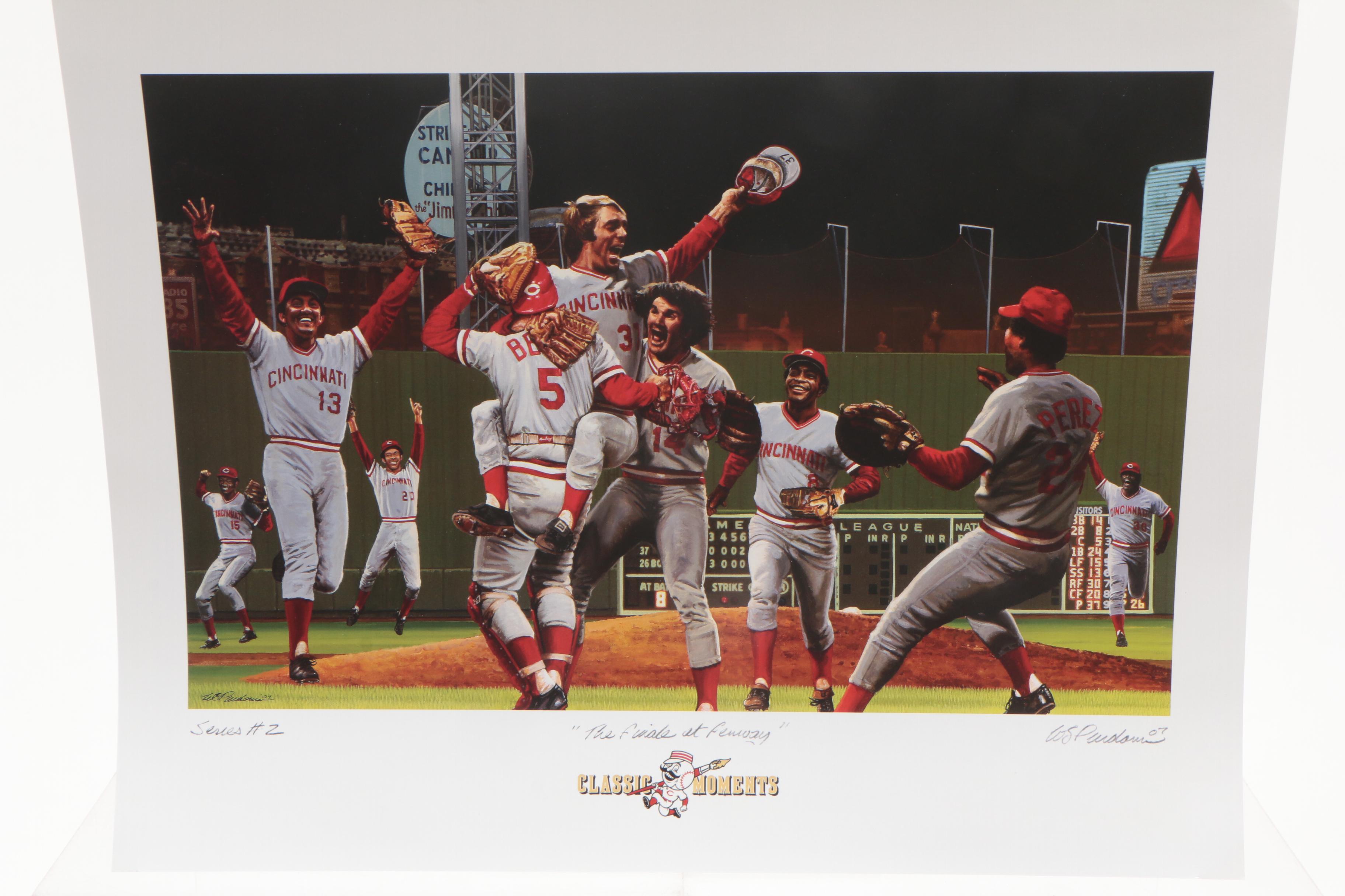 Baseball Memorabilia, Mostly Cincinnati Reds Players Including Cards and More