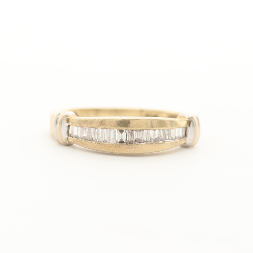 10K Yellow Gold Diamond Ring