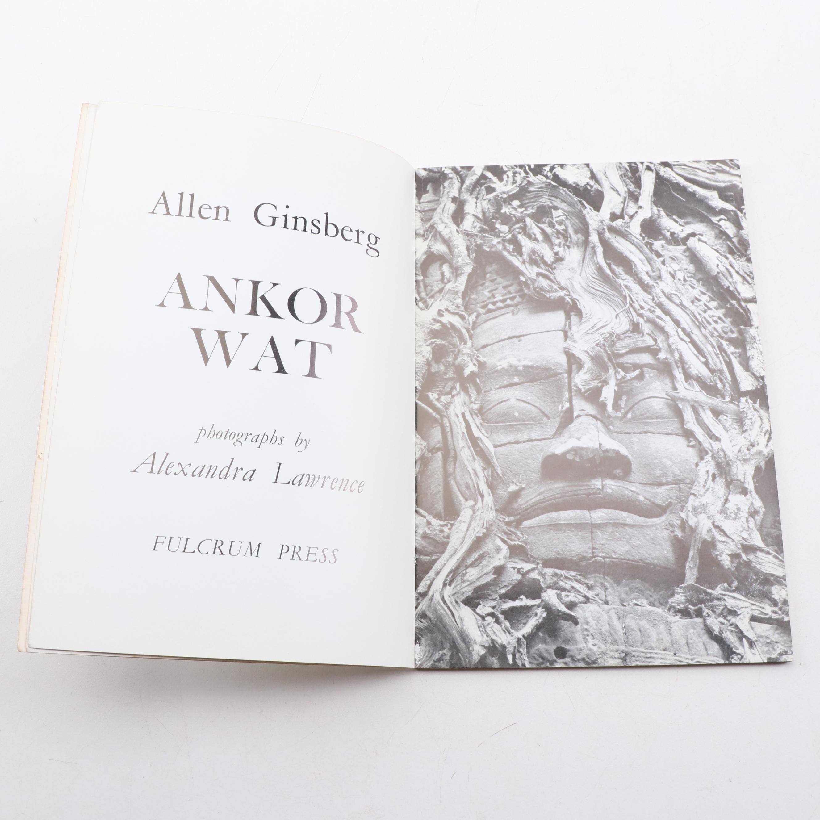 1968 "Ankor Wat" Poems by Allen Ginsberg