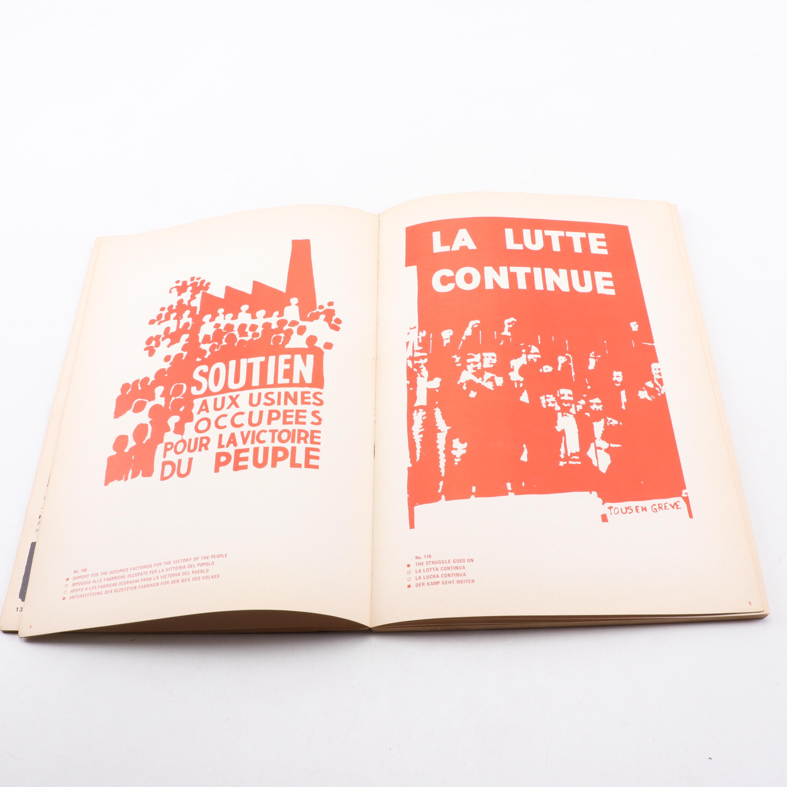 "MAI 1968: Debut D'une Lutte Prolongee" Atelier Populaire Posters Book