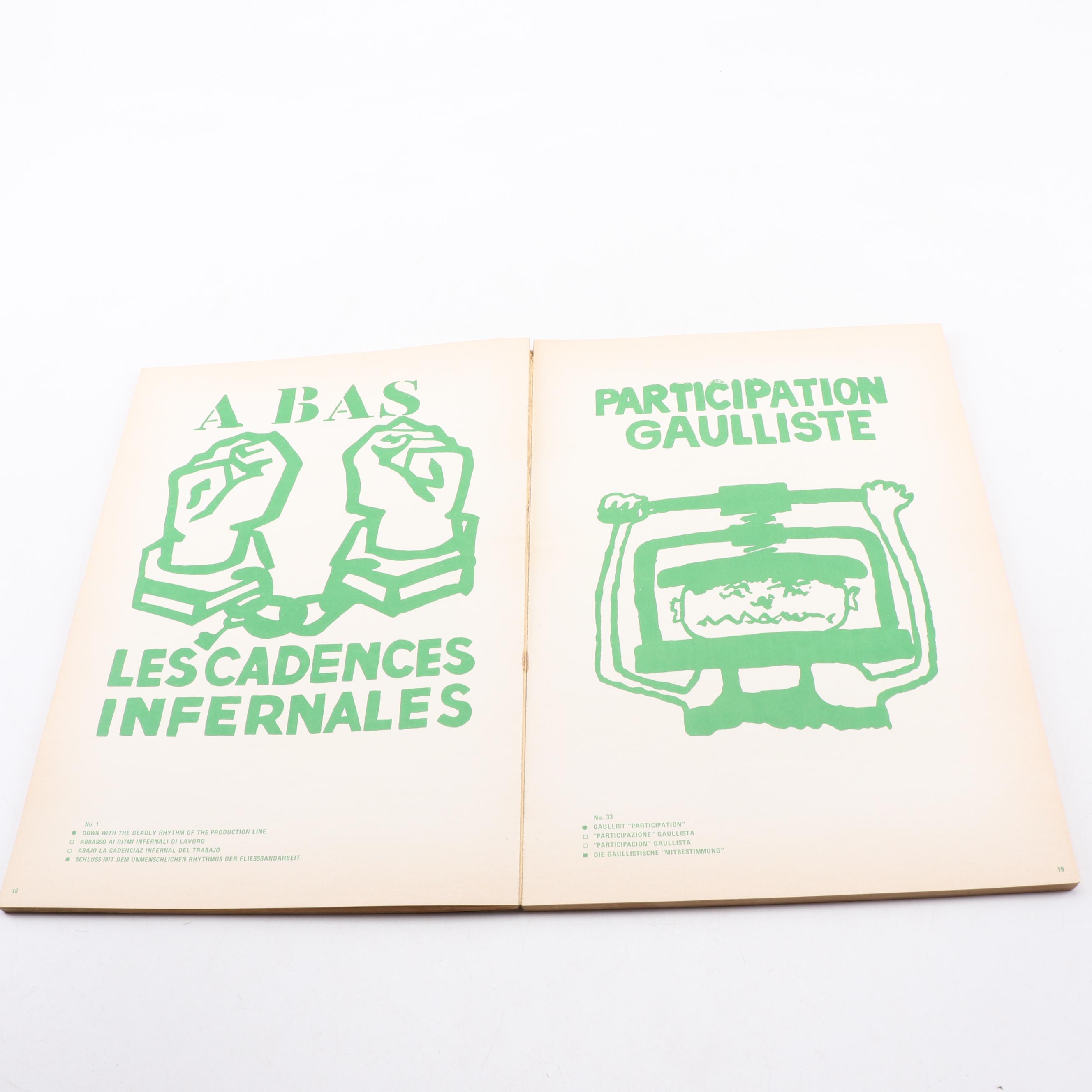 "MAI 1968: Debut D'une Lutte Prolongee" Atelier Populaire Posters Book