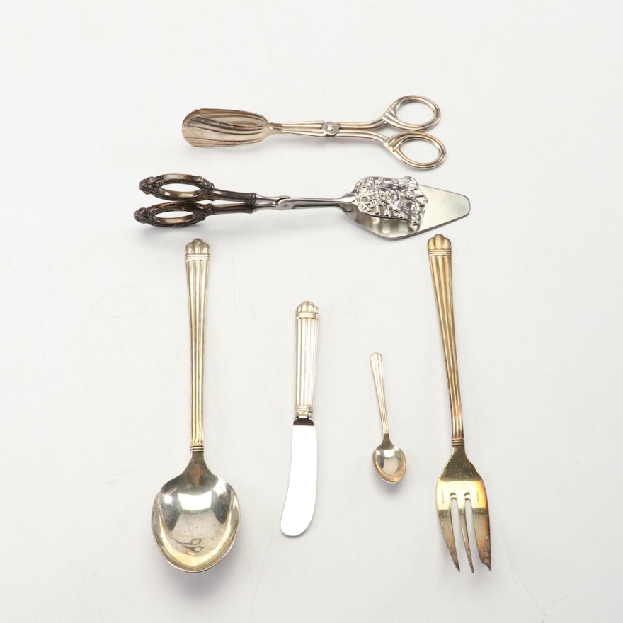 Christofle Deco Style Sterling Serving Pieces